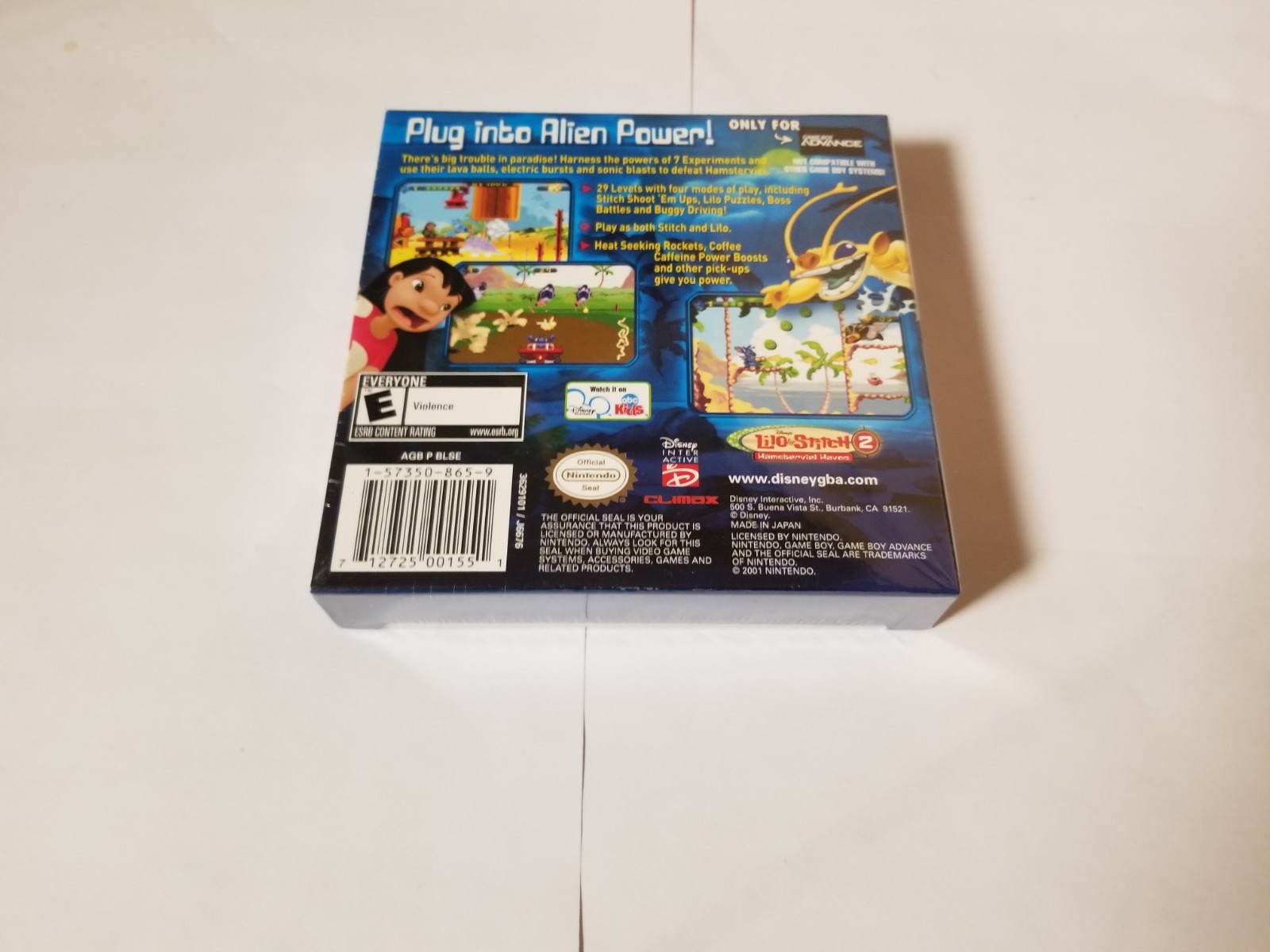 Disney’s Lilo & Stitch 2 Hämsterviel Havoc (Nintendo Game Boy Advance, 2004) new