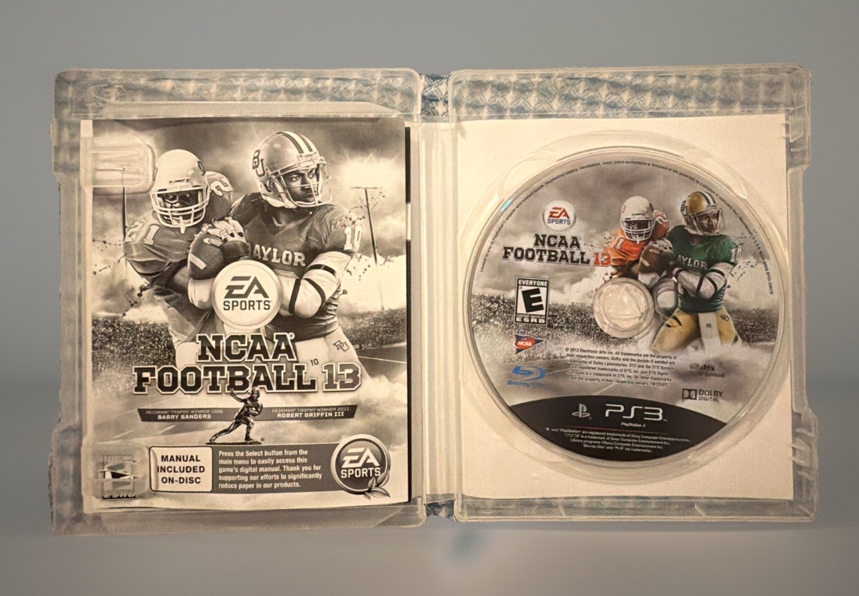 EA Sports NCAA Football 13 PlayStation 3 PS3 CIB With Manual Tested & Works.
