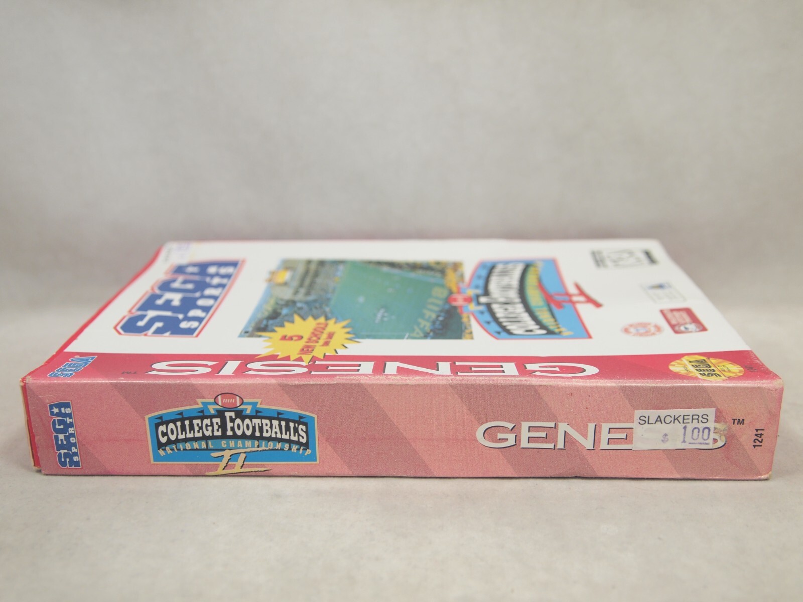 College Football’s National Championship II (SEGA Genesis) Authentic BOX ONLY