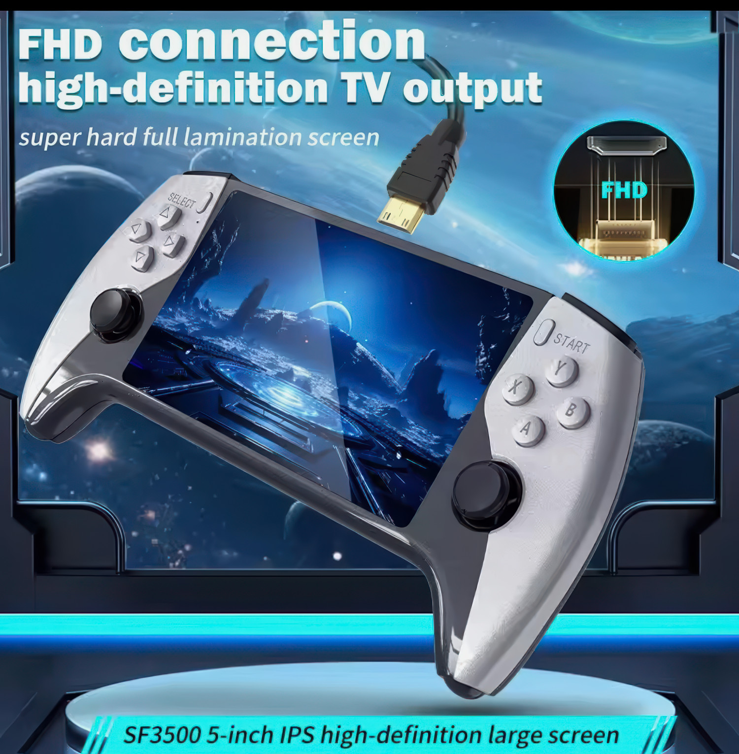 SF3500 Handheld Game Console 5″ Inch IPS Screen 22959 Video Games 🔥🐲🔥