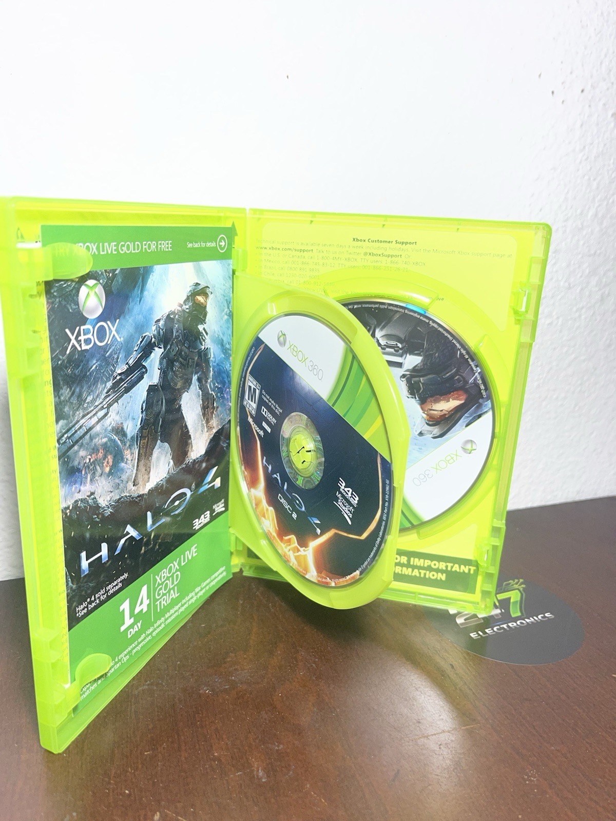 Microsoft Halo 4 Xbox 360 Complete w/ Disc & Case Multiplayer M GUARANTEED