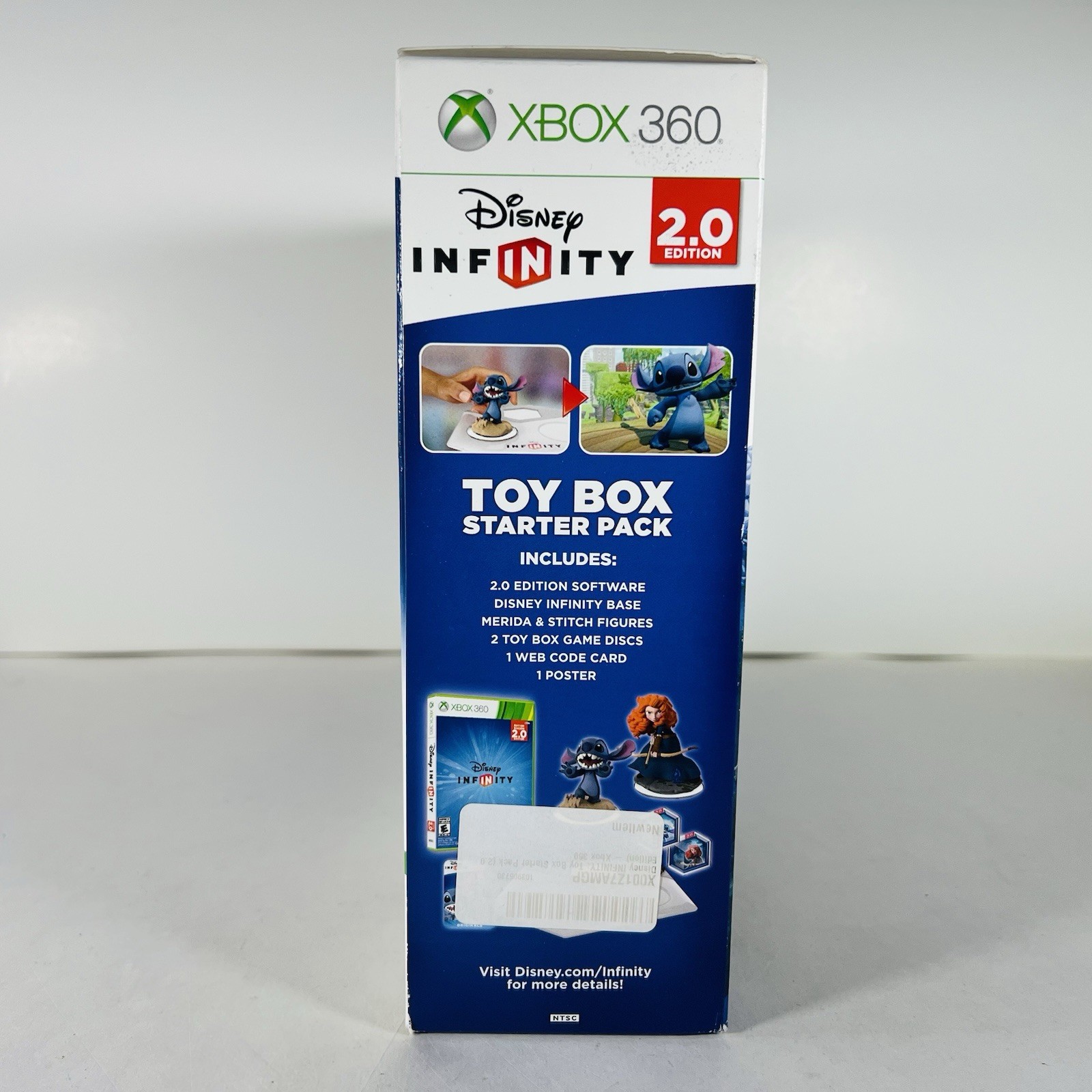 Disney Infinity Stitch & Merida Xbox 360 2.0 Edition Toy Box Starter Pack New