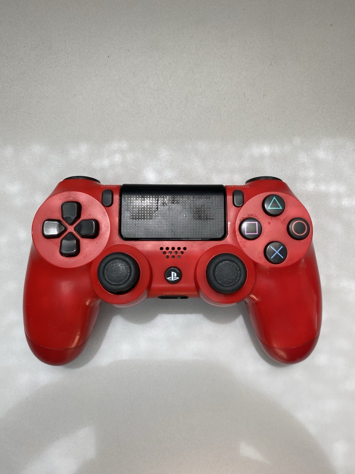Sony DualShock 4 Wireless Controller Playstation 4 Magma Red (CUH-ZCT2U) VG1