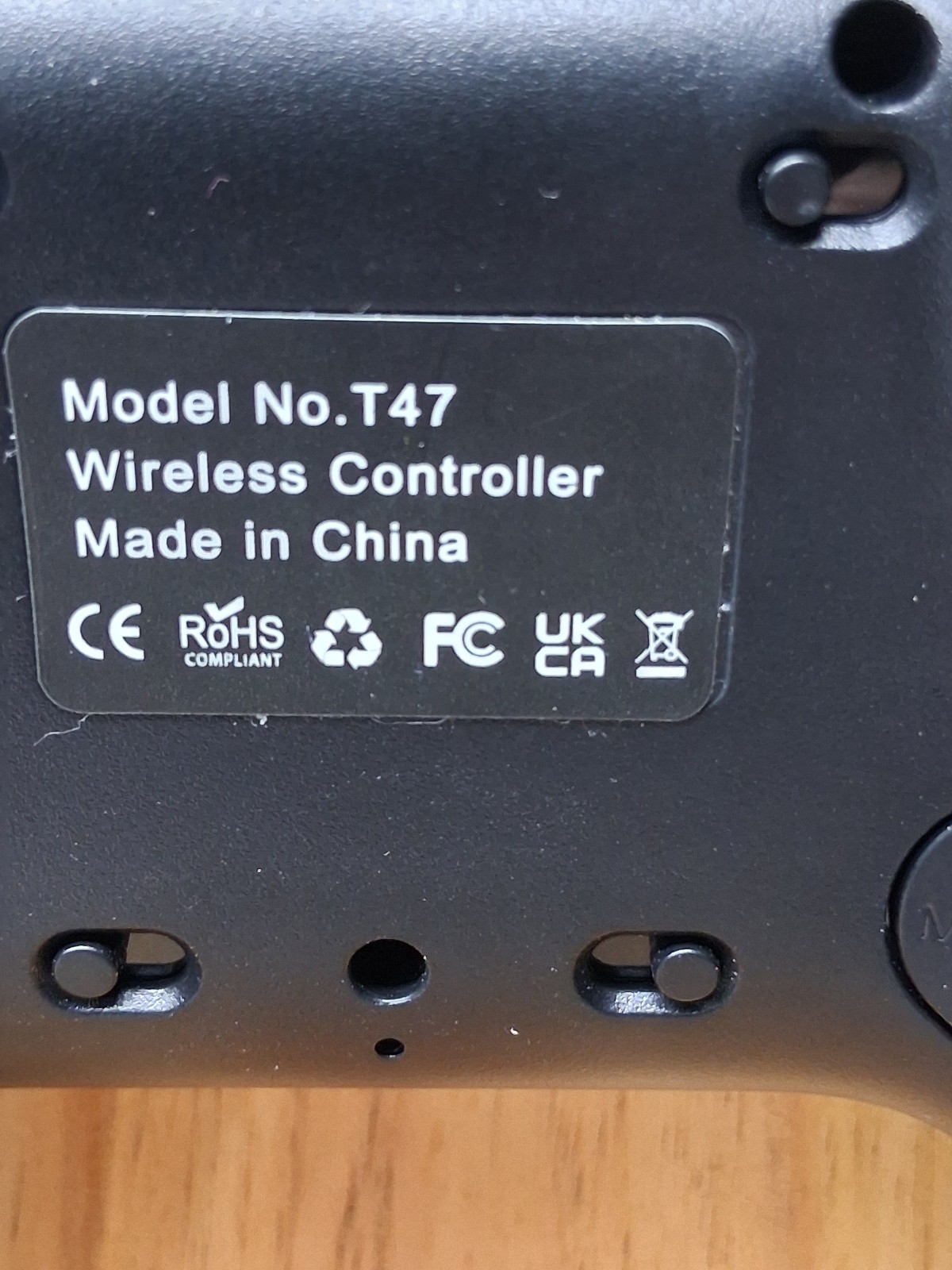 Wireless Pro Controller Model T47 Mappable Back Buttons Open Box Black