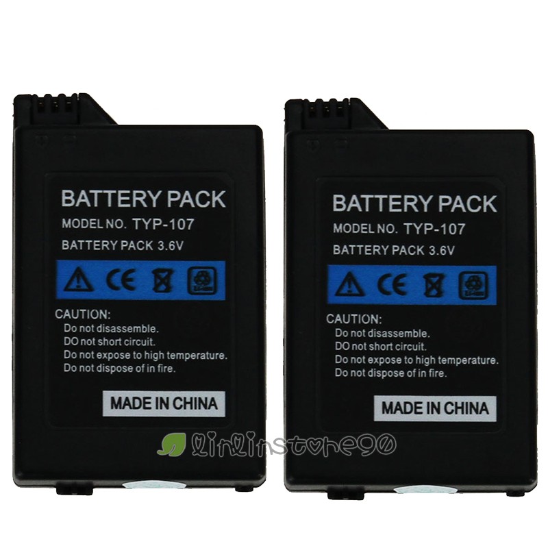 1~2Pcs 3600mAh Rechargeable Battery for Game PSP Slim 2000/2001/3000/3001/3003