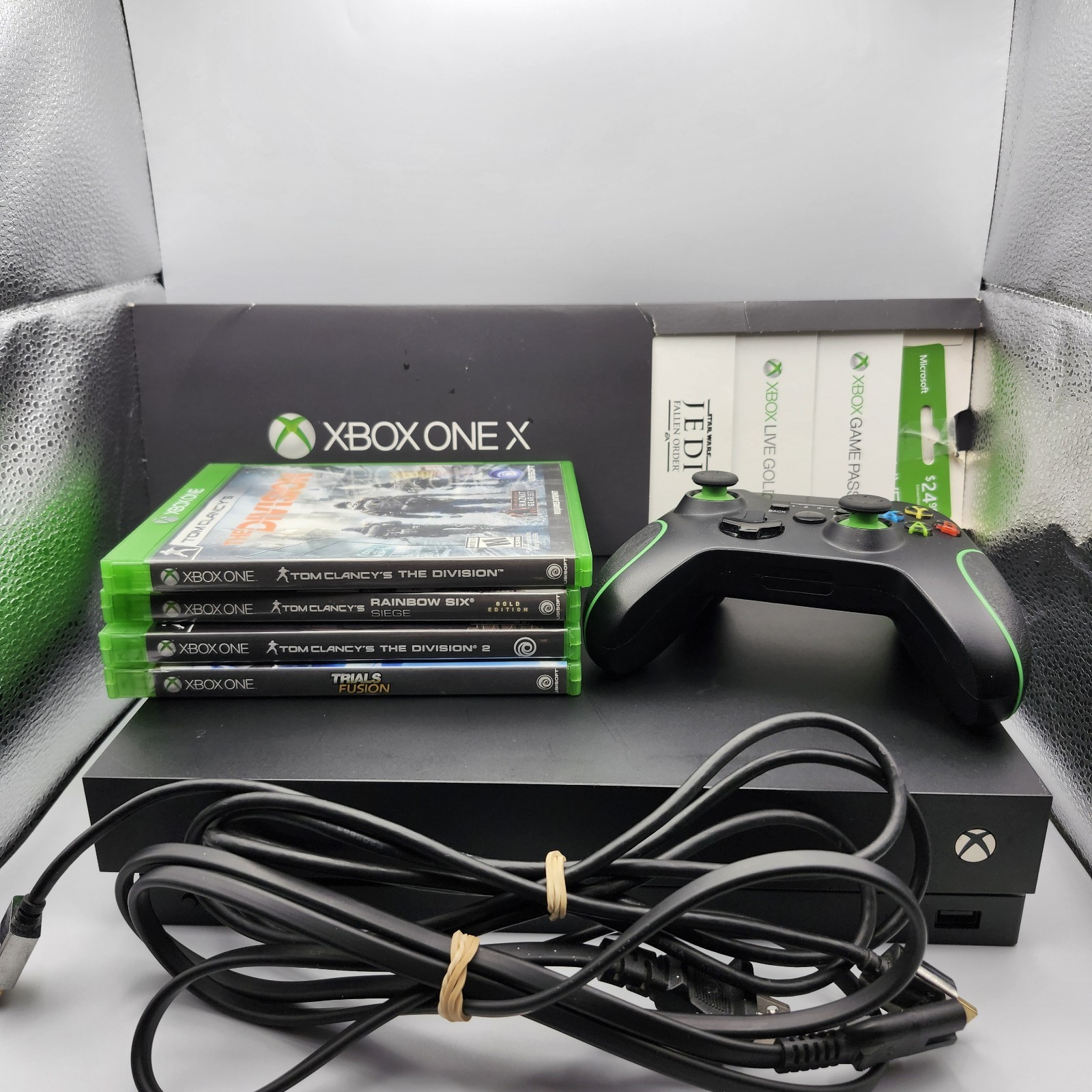 Microsoft Xbox One X 1TB Star Wars Fallen Order Bundle, 4 Games + Extras
