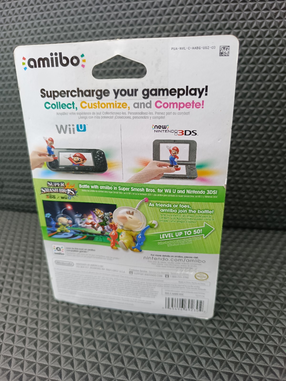 Nintendo amiibo Olimar & Pikmin Collectible Figure Super Smash Bros Wii U 2015
