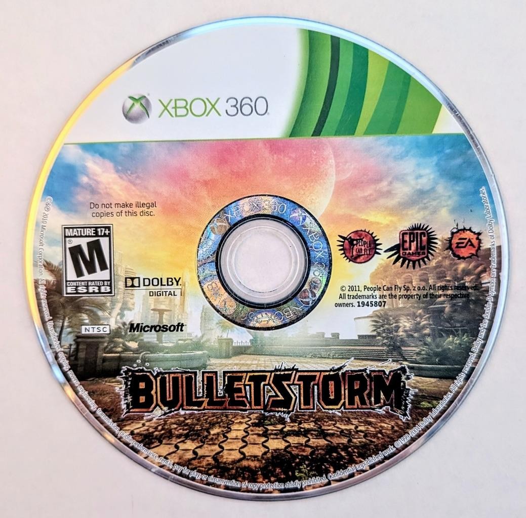 DISC ONLY- BULLETSTORM- EPIC EDITION MICROSOFT XBOX 360 GAME