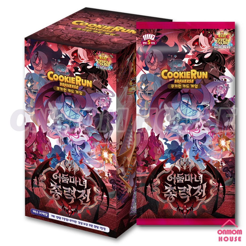 Pre-Order CookieRun Braverse TCG Booster Box Vol.11 Dark Witch Total War Korean