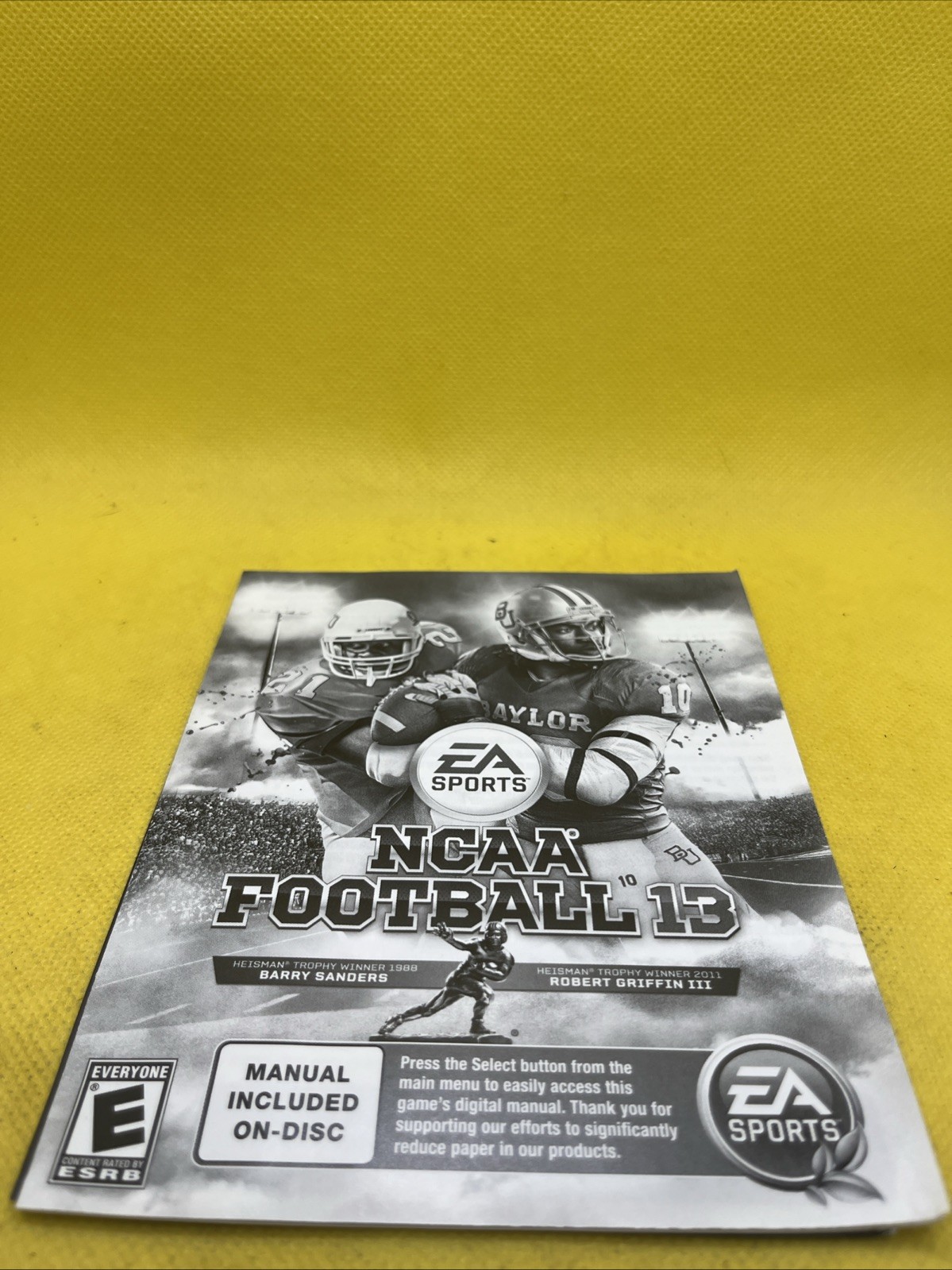 NCAA Football 13 College Football (Sony PlayStation 3, 2012, PS3, Works Great)