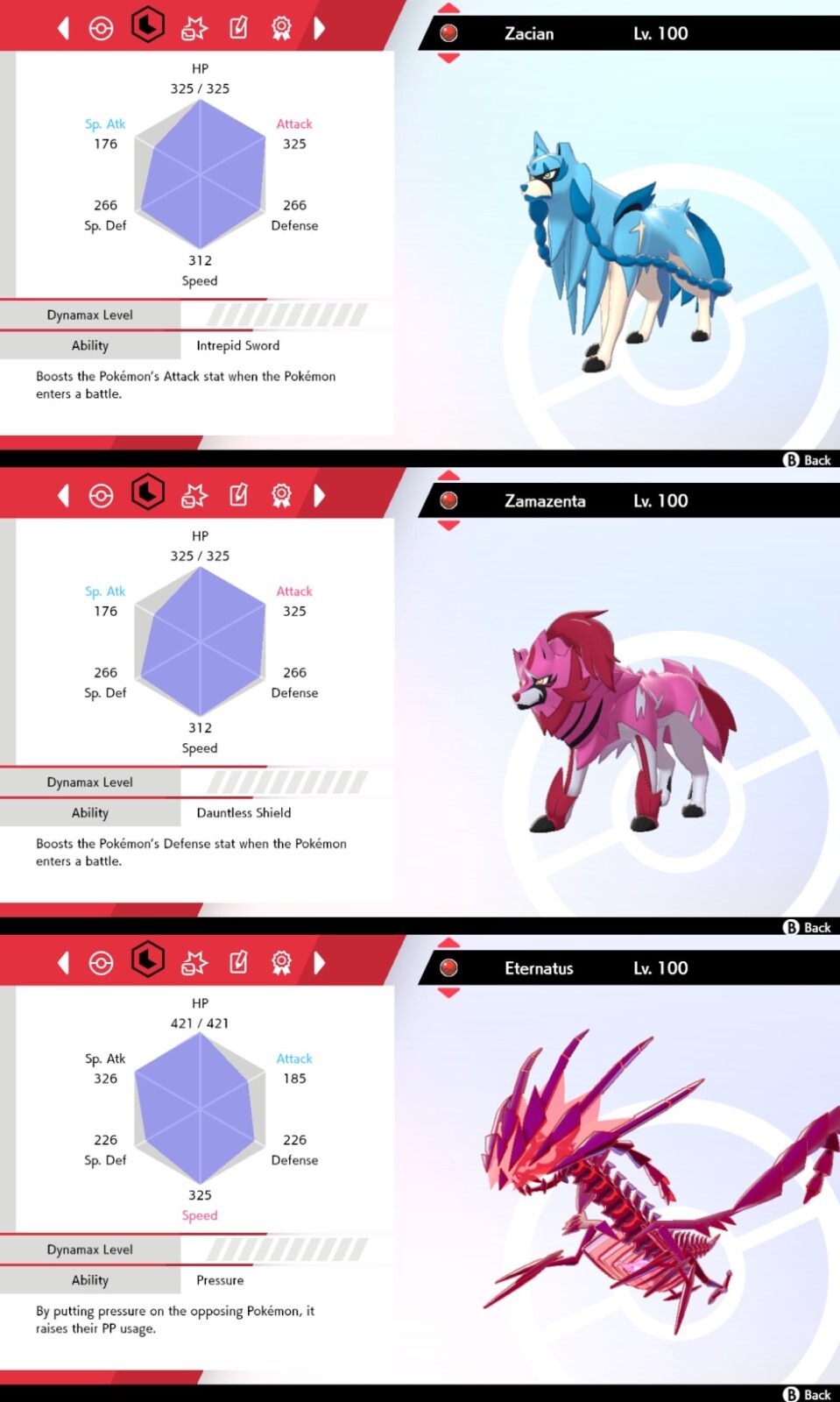 Ultra Shiny 6IV* Gamestop Zacian Zamazenta Eternatus Events Pokemon Sword/Shield