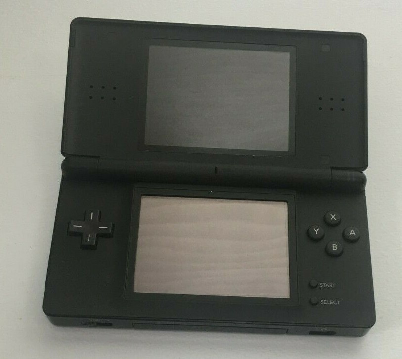 Nintendo DS Lite W/Charger USG-001- Onyx Black – GOOD CONDITION