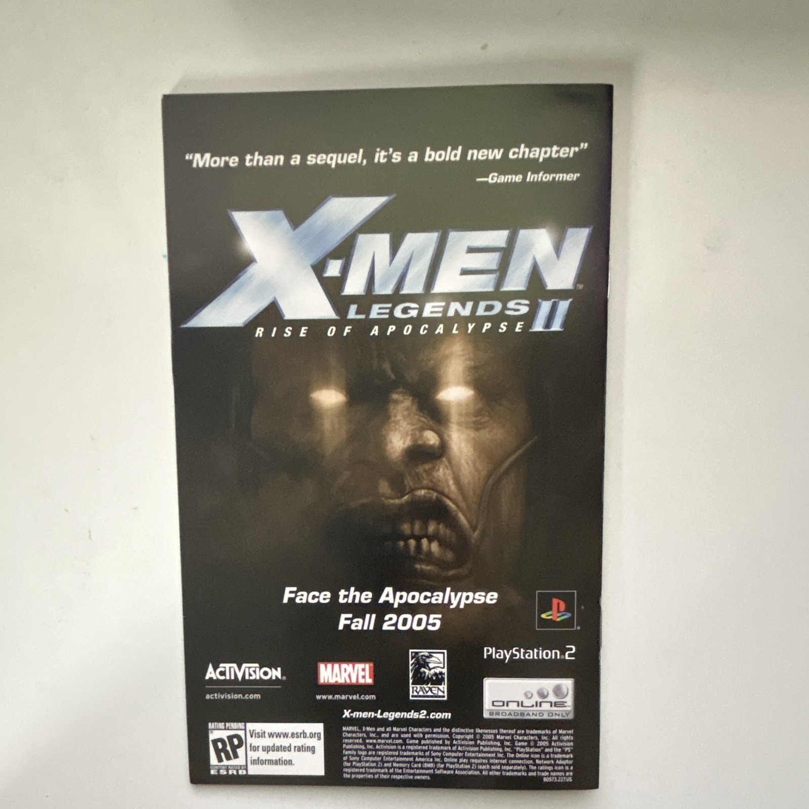 Activision X-Men Legends PS2 T NTSC-U/C Manual Included Multiplayer Action