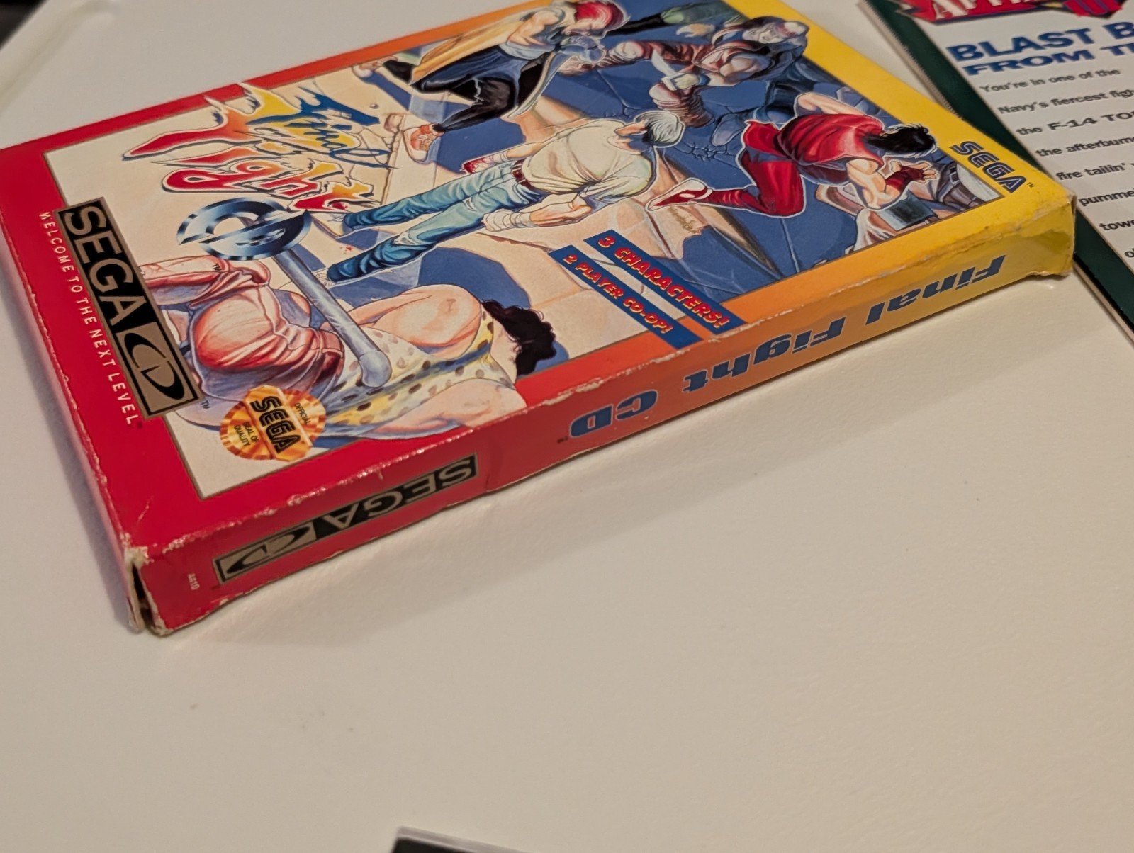 Final Fight CD (Sega CD) CIB Complete Very Good Condition Reg Card Intact