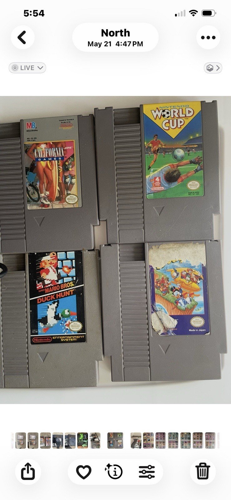 Nintendo NES Lot w/ Controller & Zapper Light Gun, Super Mario Bros/Duck Hunt