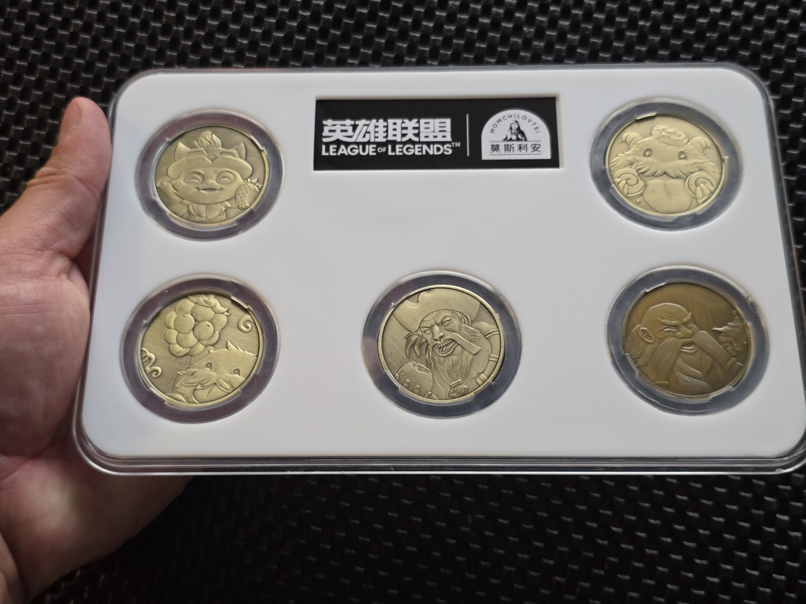 League Of Legends X Momchilovtsi Coin Album Set Riot Games Rare Promo China LOL