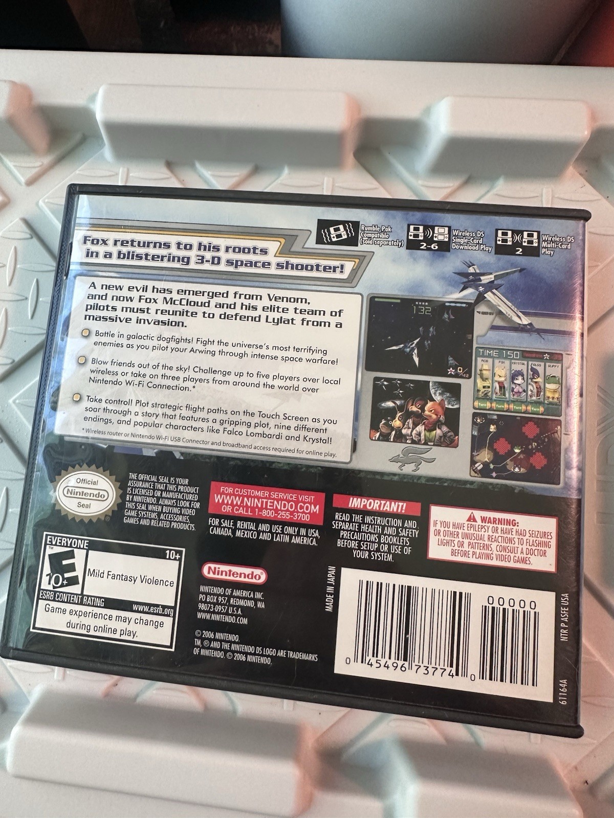 Star Fox Command Nintendo DS Complete CIB w/ Manual Tested Authentic Works