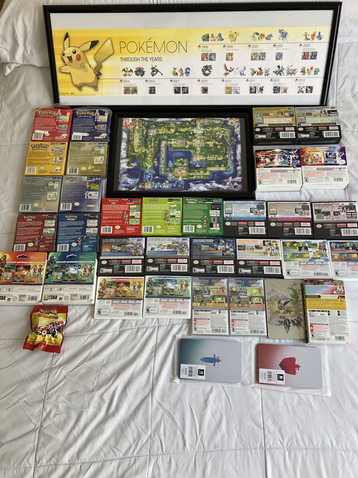 Pokemon Red Yellow Silver Gold Ruby Black White X Y FireRed Shield Moon Sun game