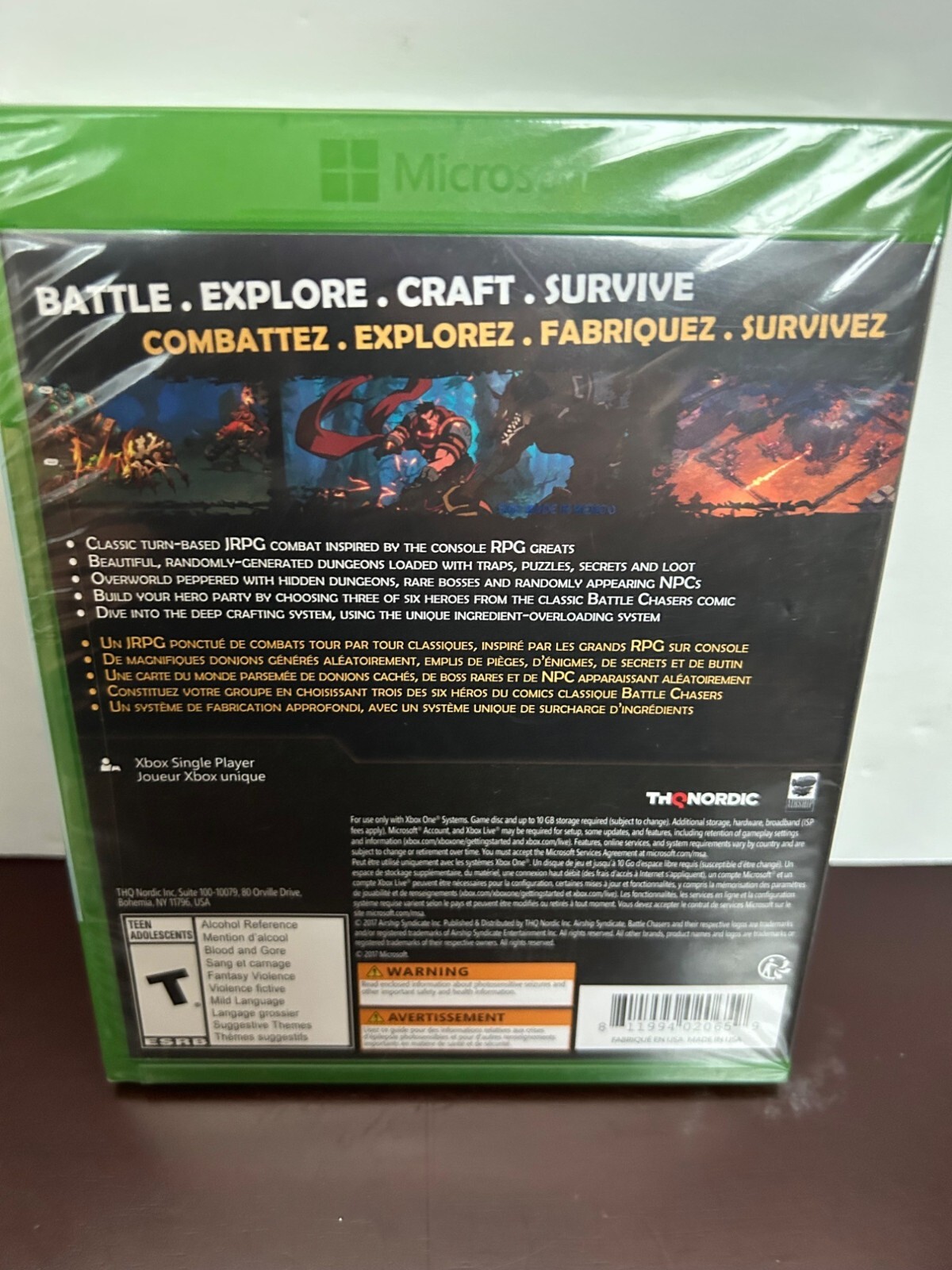 Battle Chasers: Nightwar Xbox One Sealed RPG THQ Nordic & Airship Syndicate