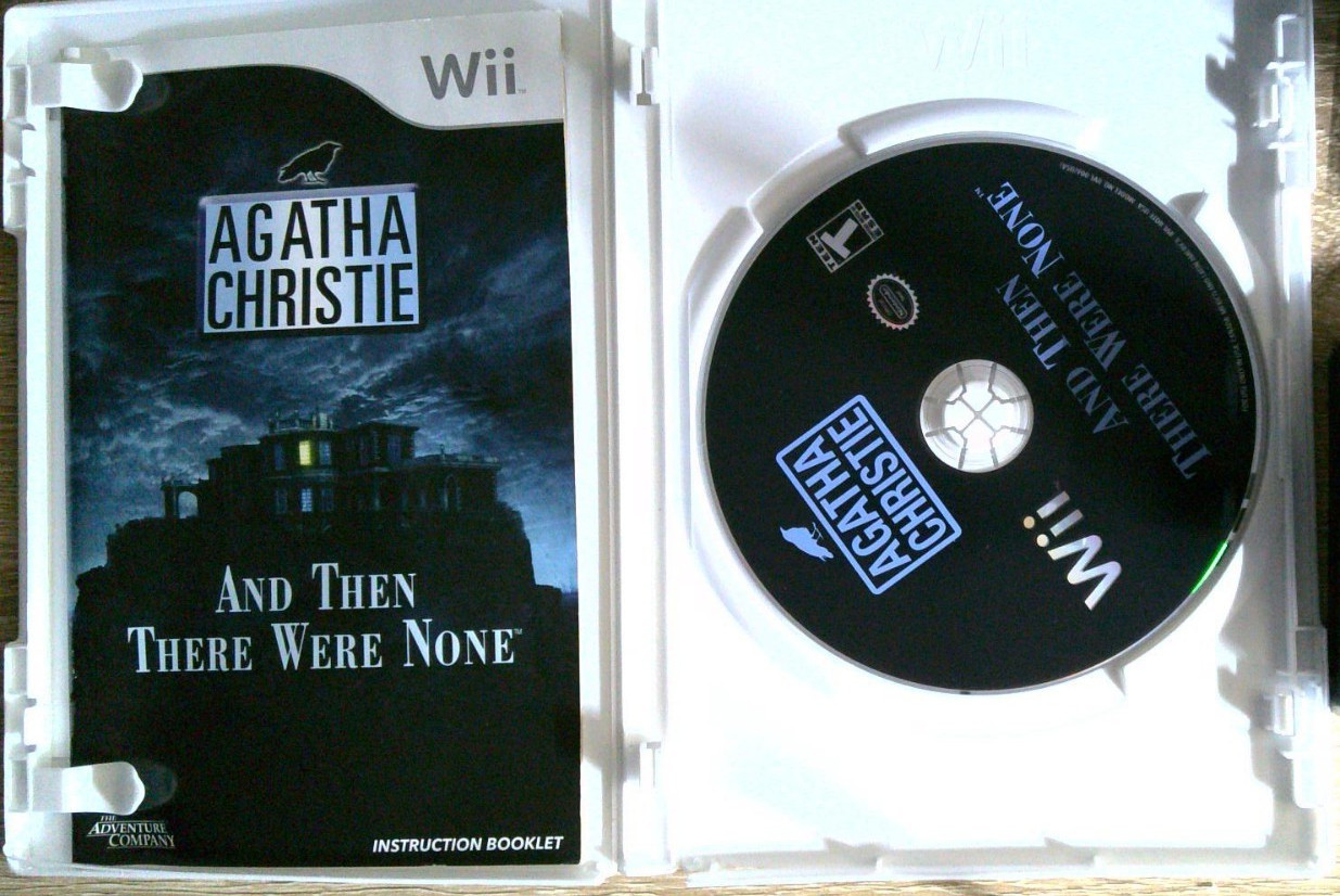 Nintendo Wii Agatha Christie And Then There Were None (2008) Complete w/ Manual