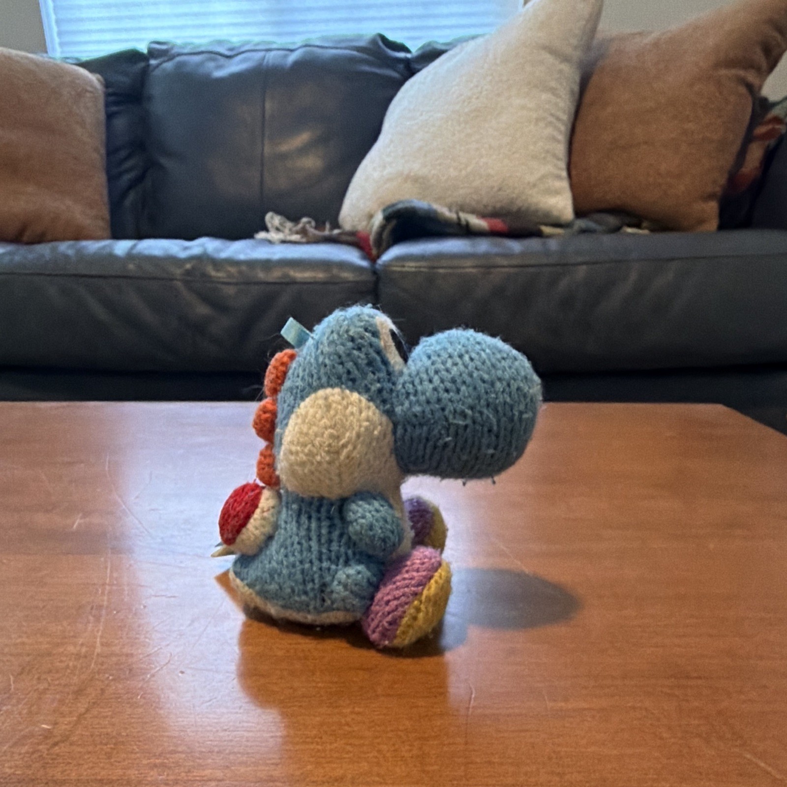 Nintendo amiibo Yoshi’s Woolly World Light Blue Yarn Yoshi Plush Doll