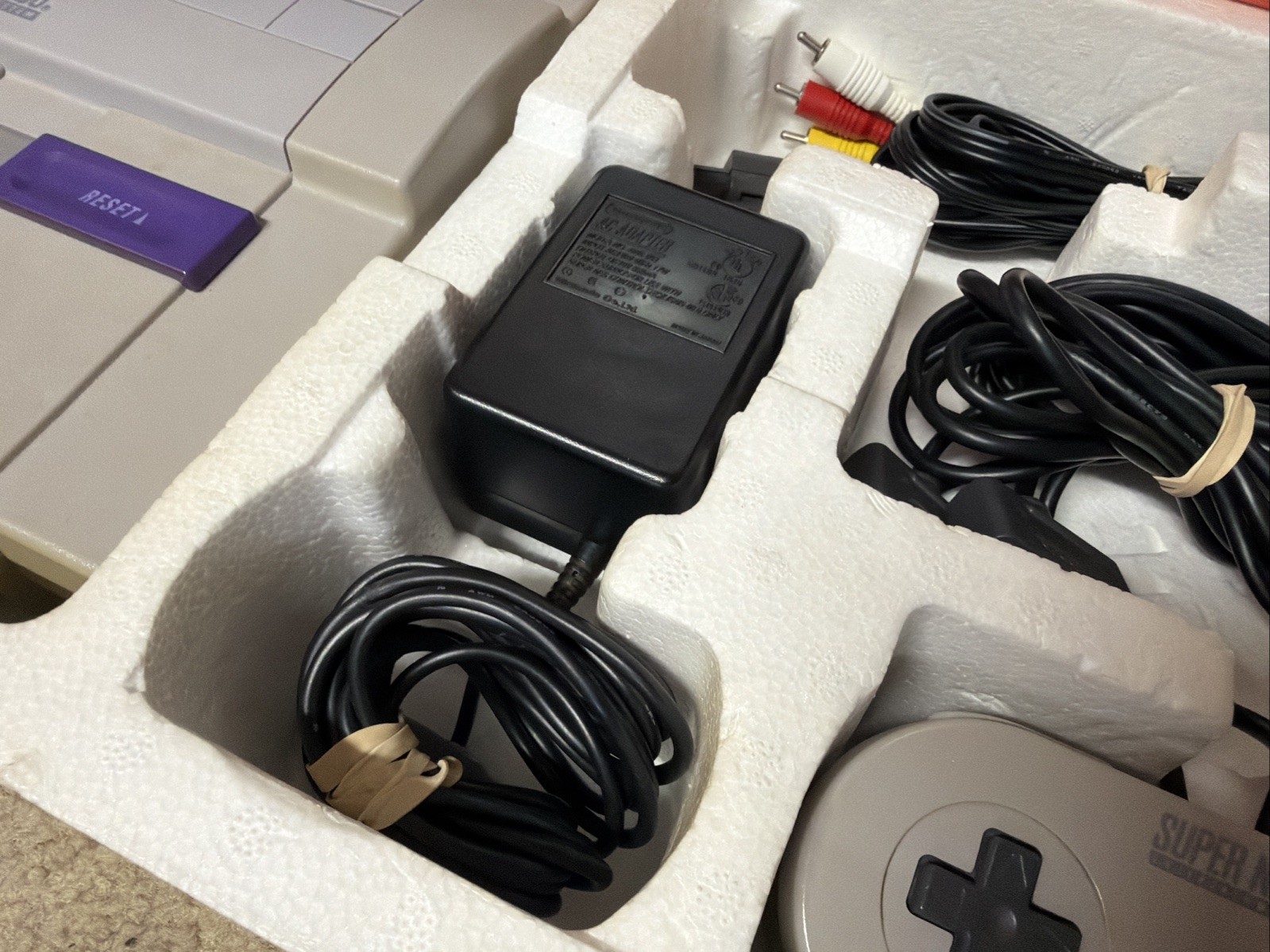 Super Nintendo Super Set Console Box Controllers Game. •READ DESCRIPTION!• SNES