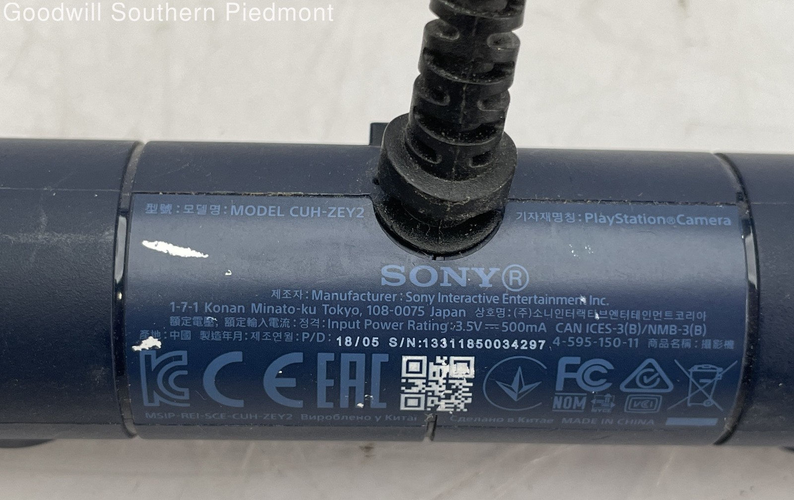 Sony PlayStation Camera V2 PSVR 500 Million Limited Edition CUH-ZEY2 – Tested
