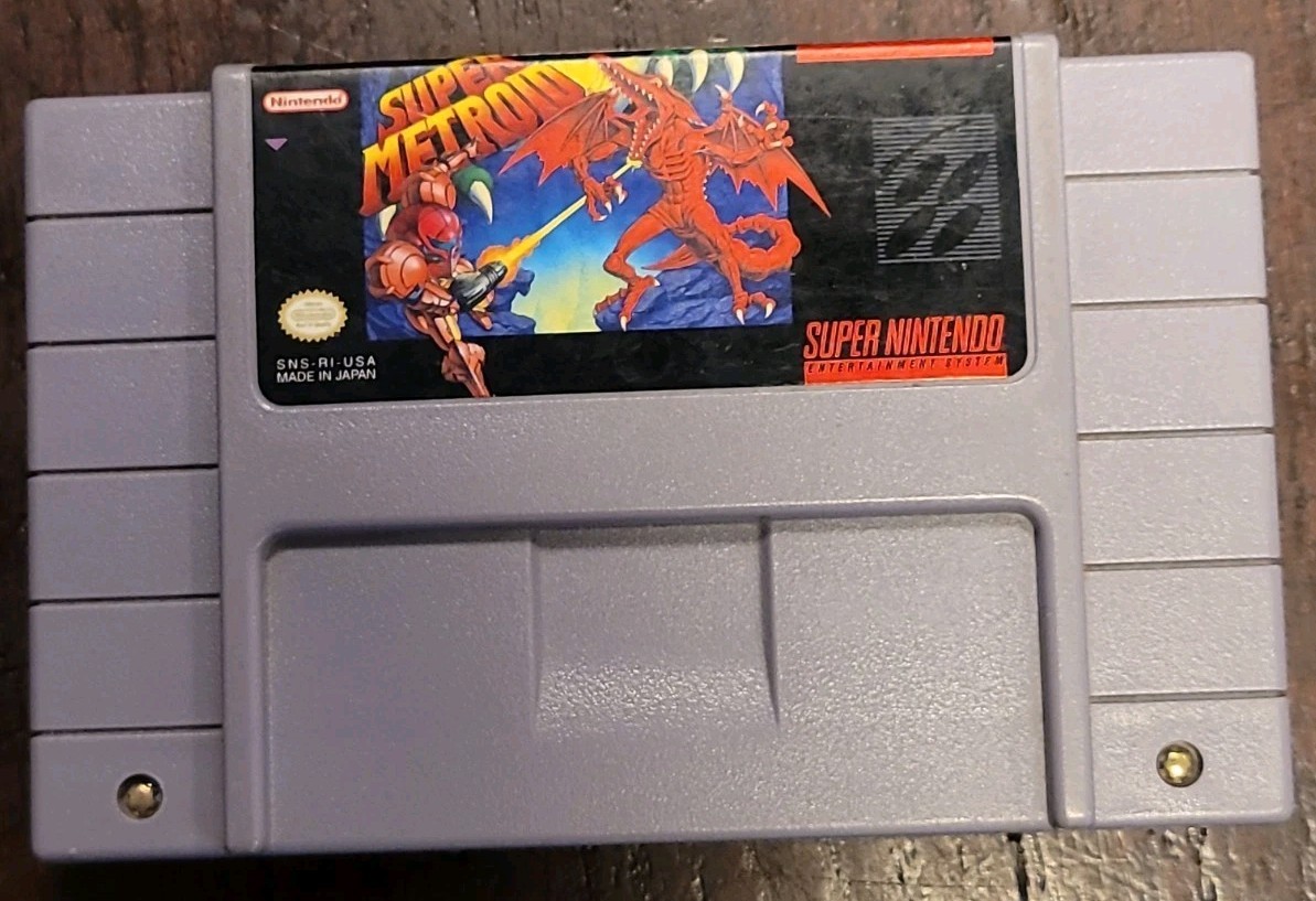 Super Metroid (Nintendo SNES, 1994) Cart Only Tested And Working