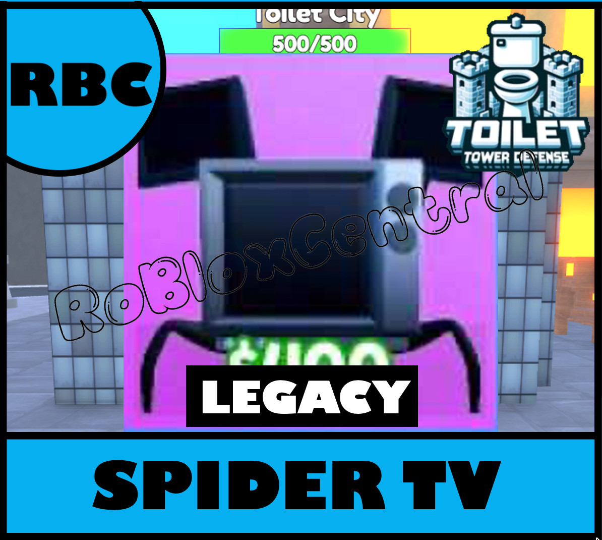 SPIDER TV – CHEAP LEGACY TOILET TOWER DEFENSE – LEGACY TTD UNIT