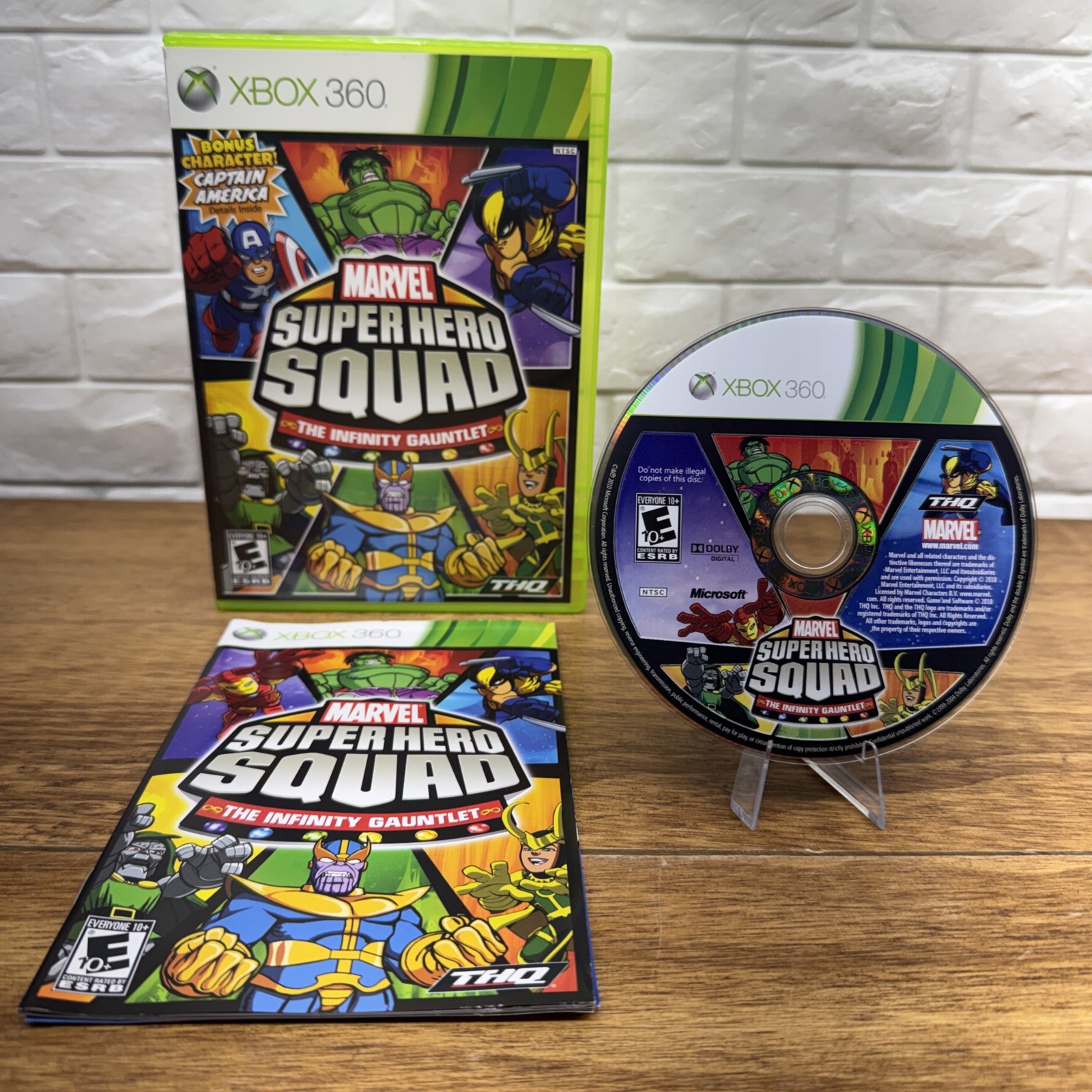 Marvel Super Hero Squad: The Infinity Gauntlet (Xbox 360 2010) CIB Refurbished