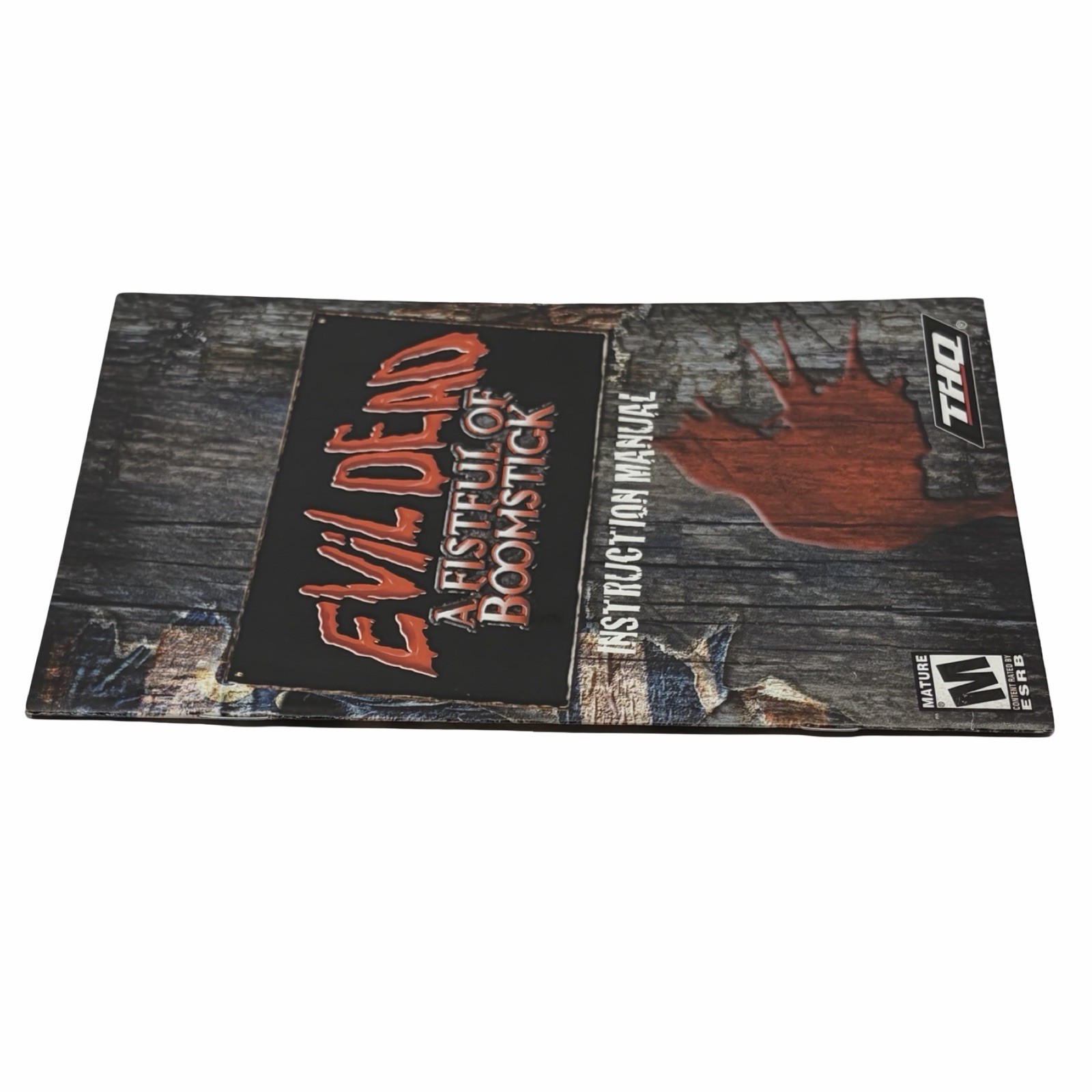 Evil Dead: A Fistful of Boomstick PlayStation 2 Authentic Replacement Manual