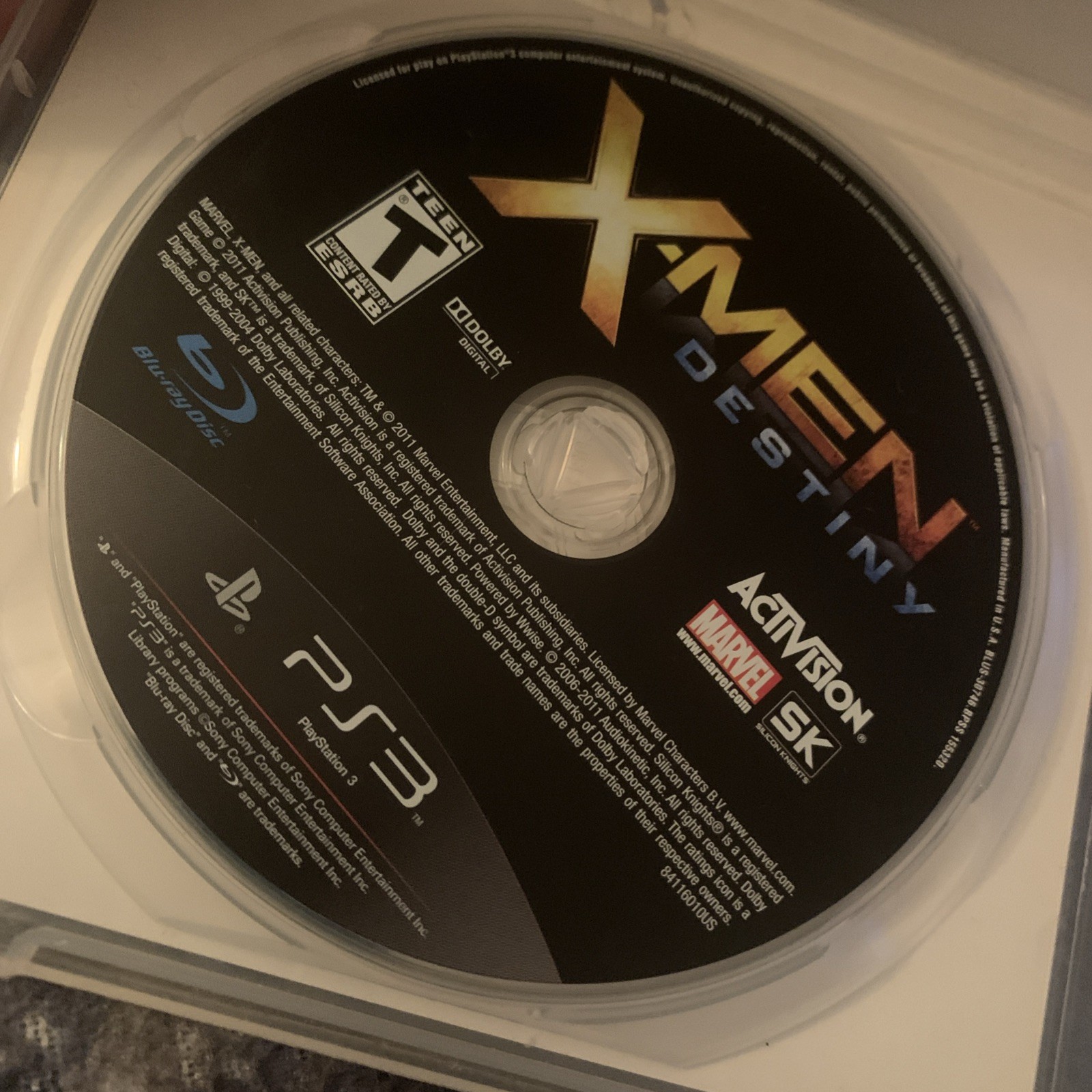 X-Men: Destiny (Sony PlayStation 3, 2011)2014 Fifa wold cup Marvel VS Capcom