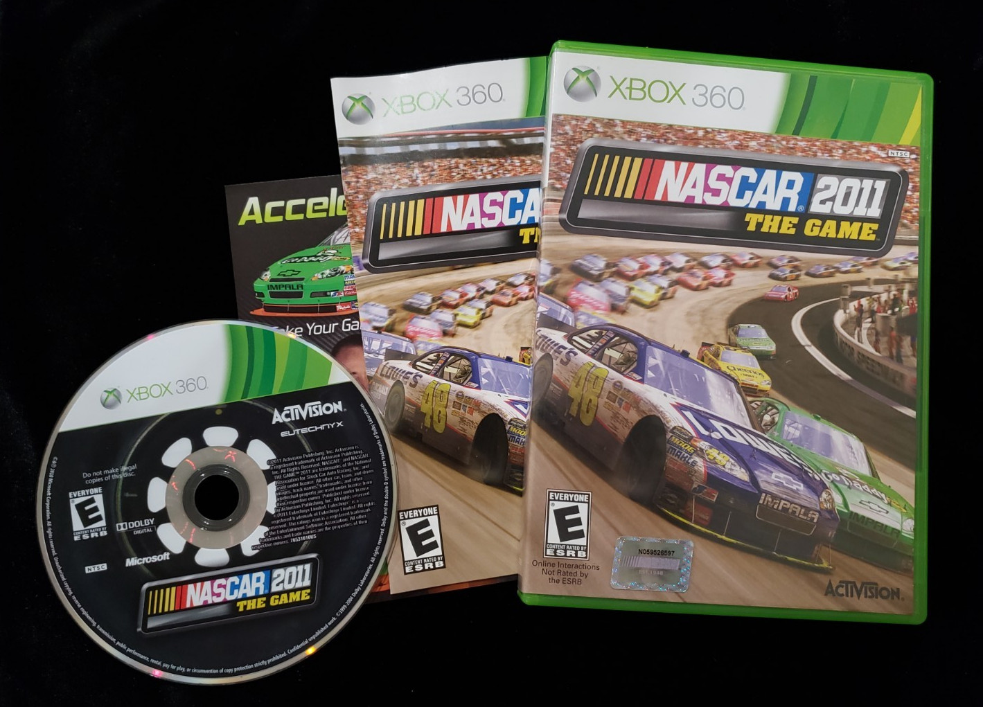 NASCAR The Game 2011 (Xbox 360) Complete w/ Manual in Original Box, TESTED!