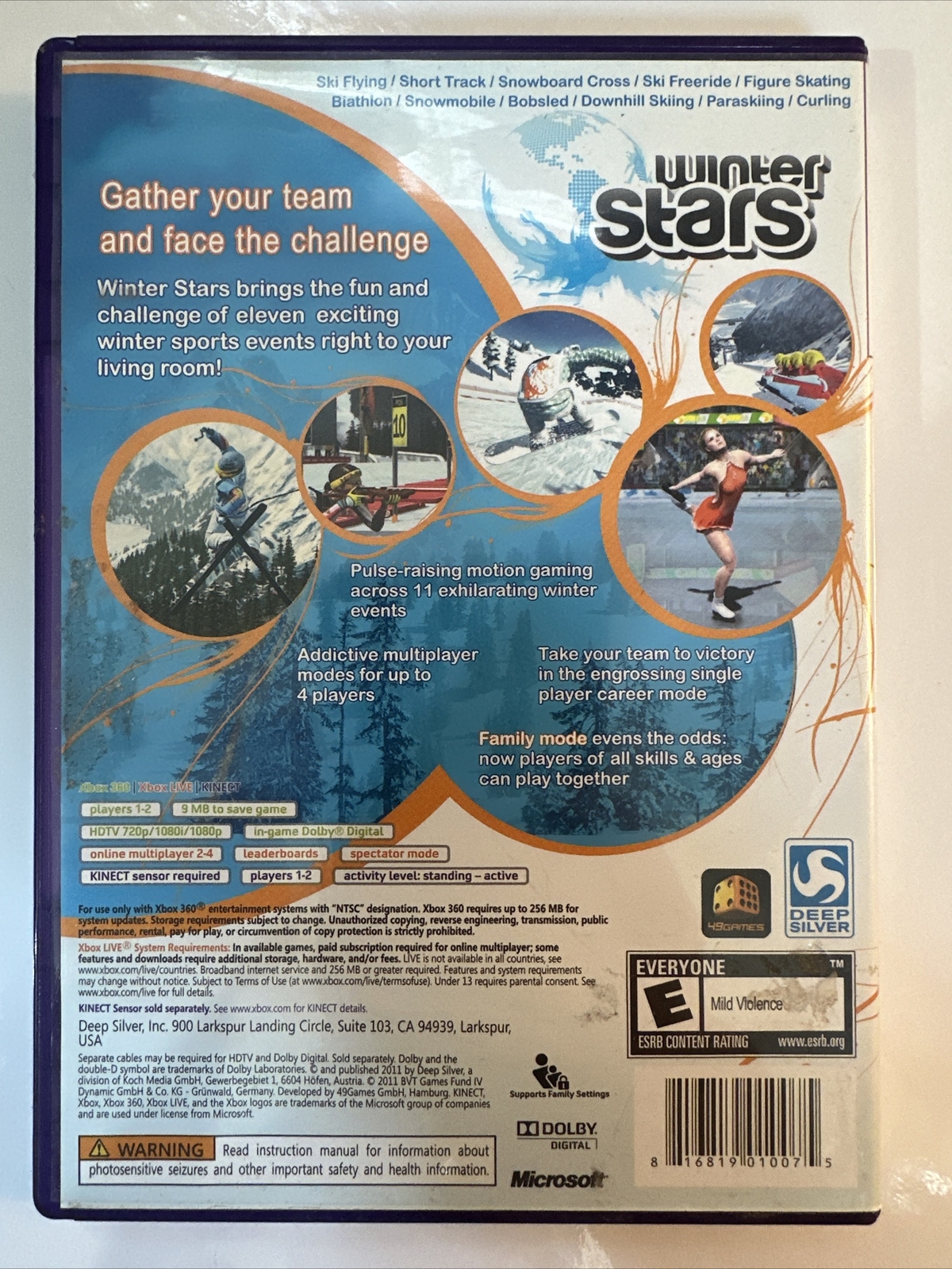 Winter Stars (Microsoft Xbox 360, 2011)