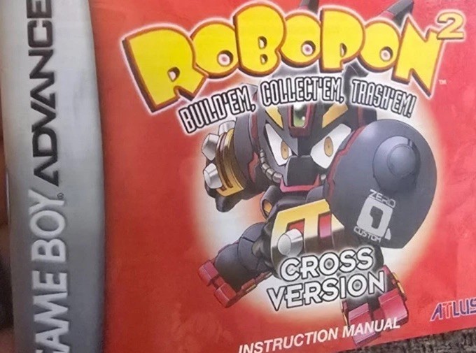 Robopon 2: Cross Version (Nintendo Game Boy Advance, 2002) GBA Manual ONLY Altus
