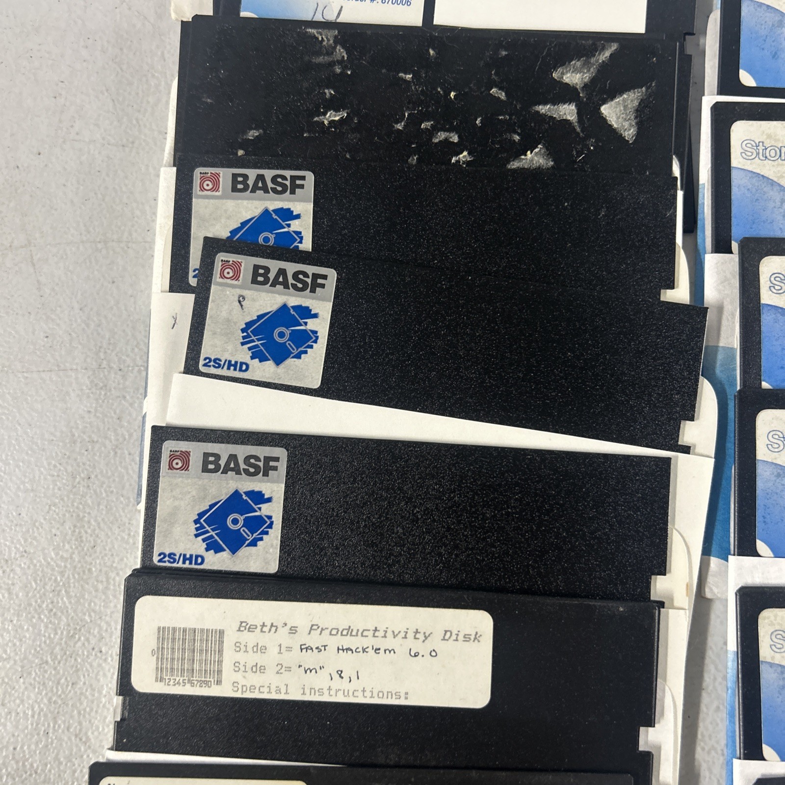 Commodore 64 Floppy Disks With Games Selling As Is for Blank Disk LOT Of 66