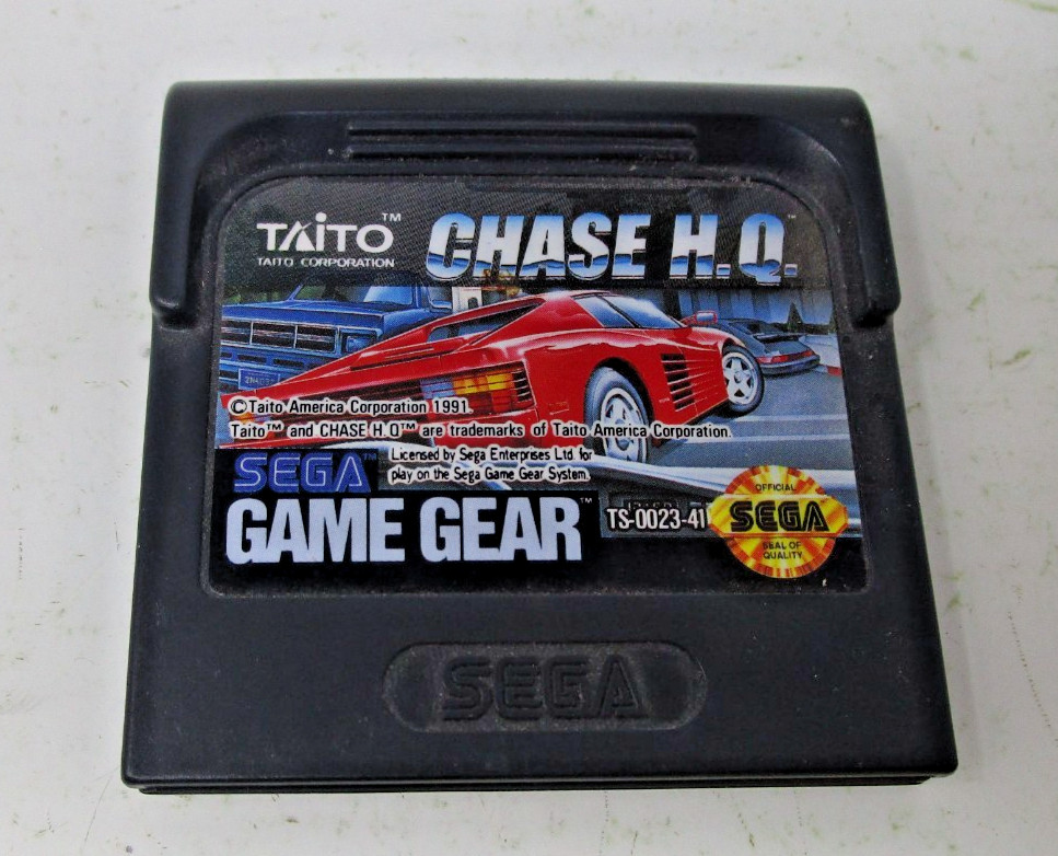 Chase HQ Sega Game Gear Vintage Retro Handheld Game Cart 1991 Taito
