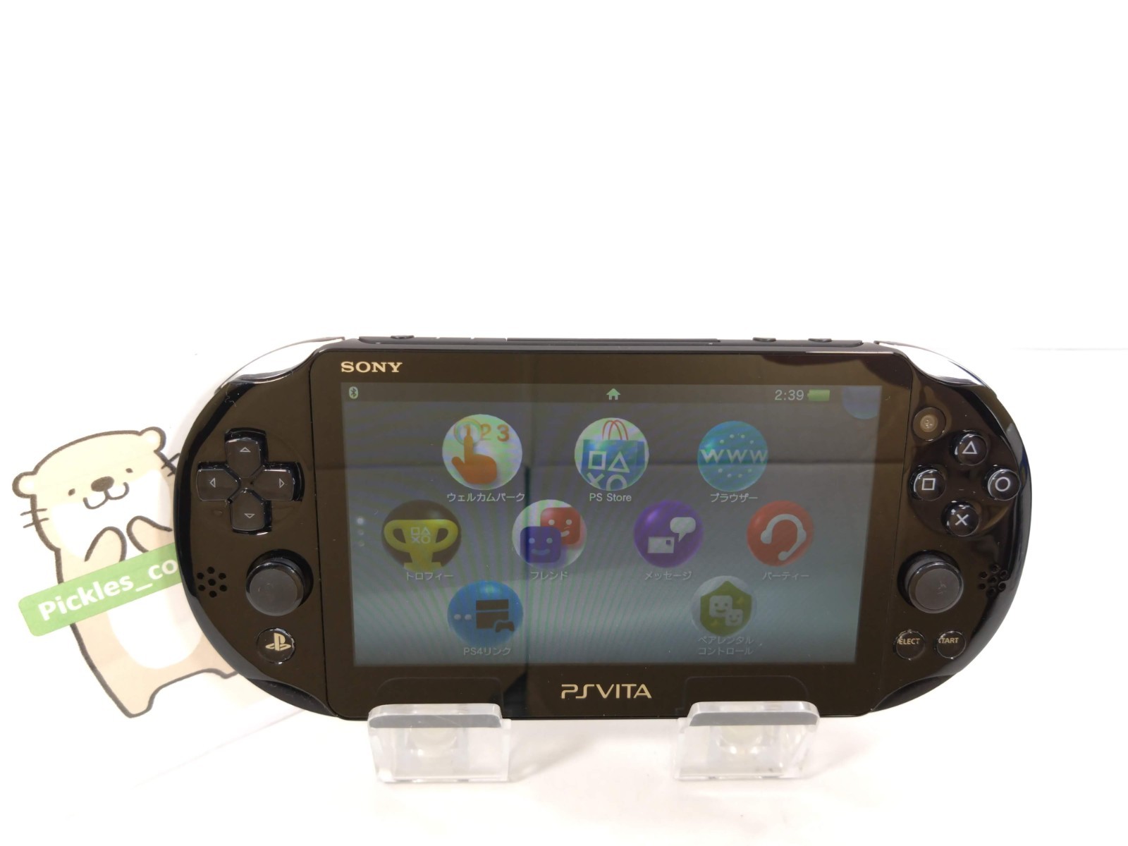 PS Vita Black PCH 2000 ZA11 Console only PSV Tested Sony 0529B
