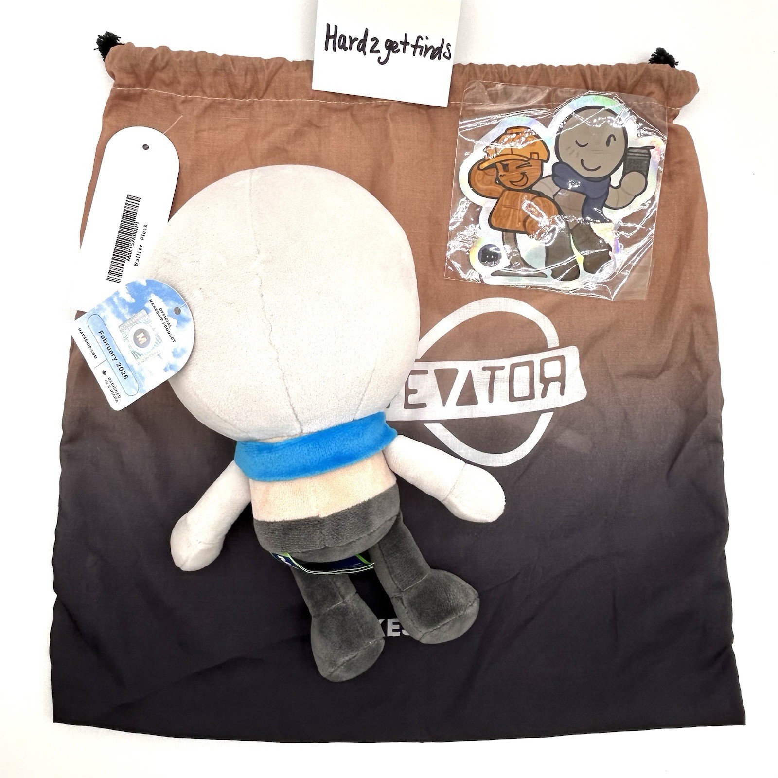 Official Makeship Wallter Plush Regretevator Video Game Limited Edition RARE NWT