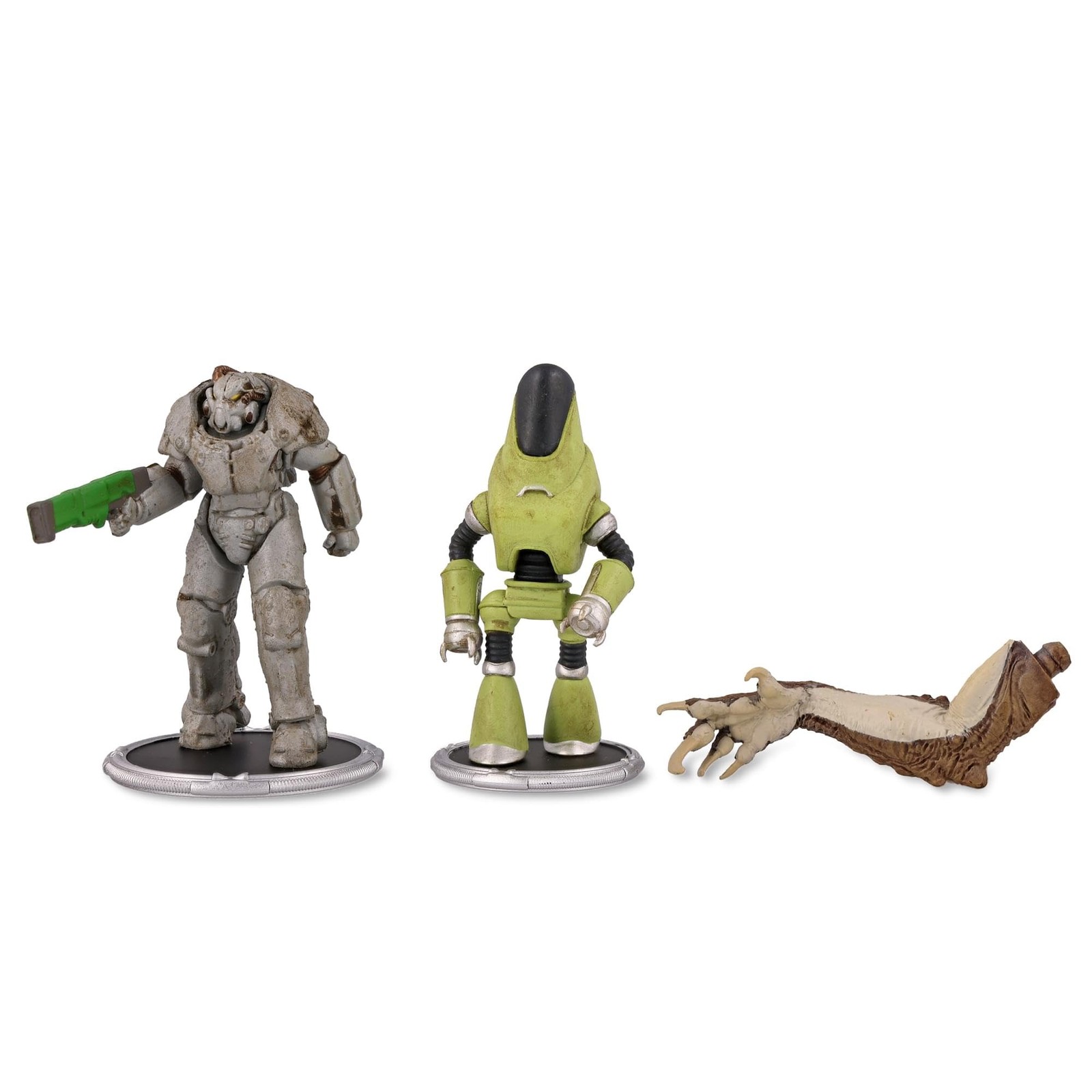 Fallout X01 and Protectron Mini Figure Set 3 Inch Collectible Toys