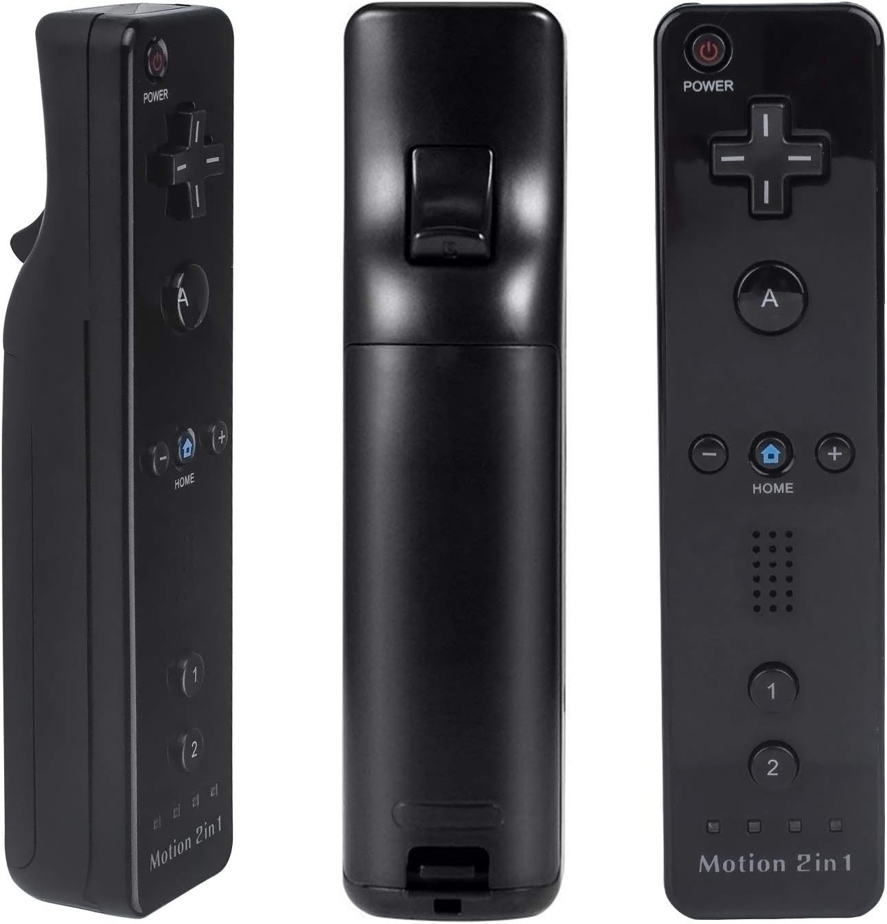 Enhanced Motion Plus Wii Controllers 2-Pack with Nunchucks for Ultimate Gameplay