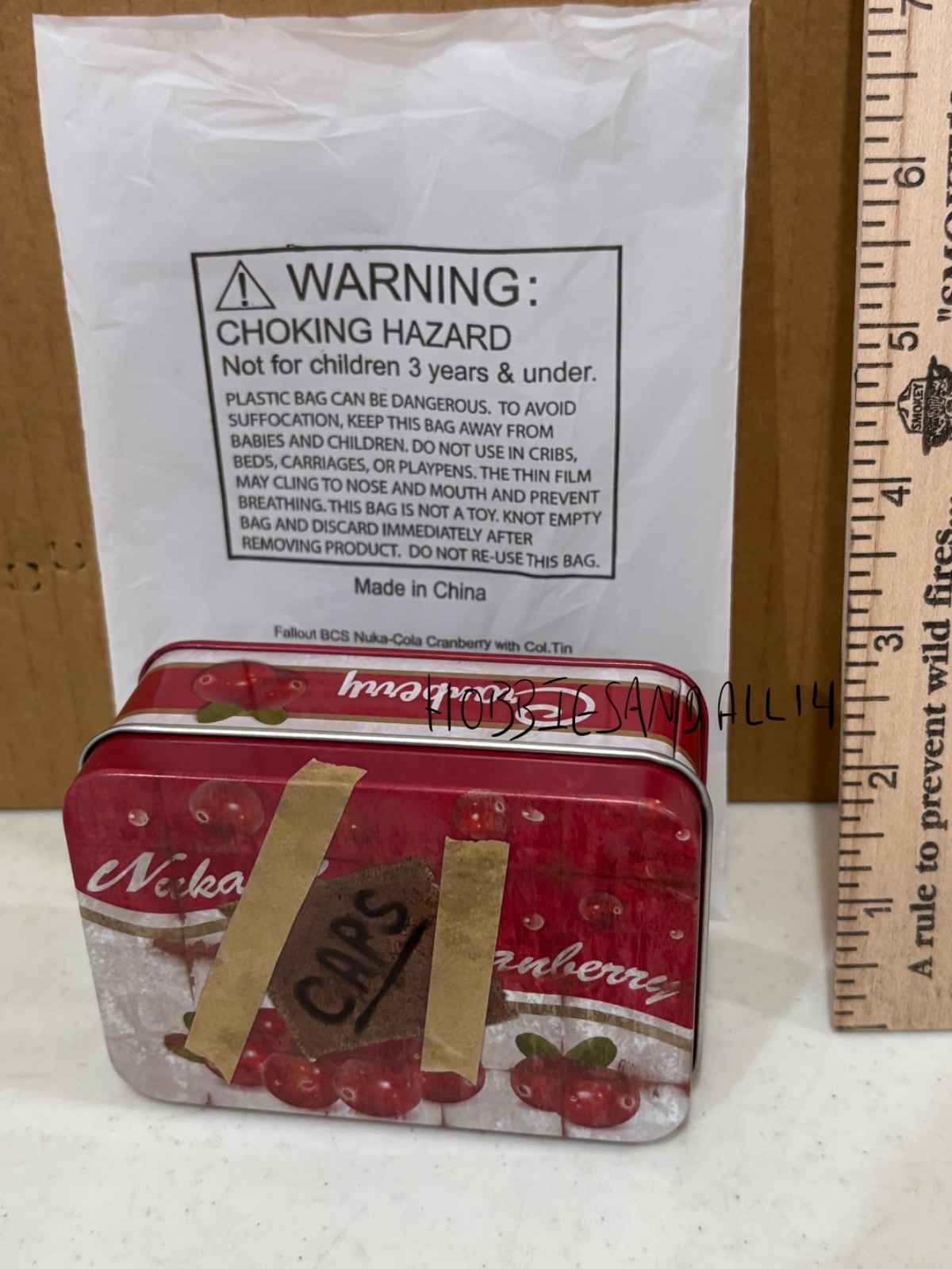 Fallout 3 4 76 !! Nuka Cola 20 Cranberry Caps Collectible Tin !! Bethesda New