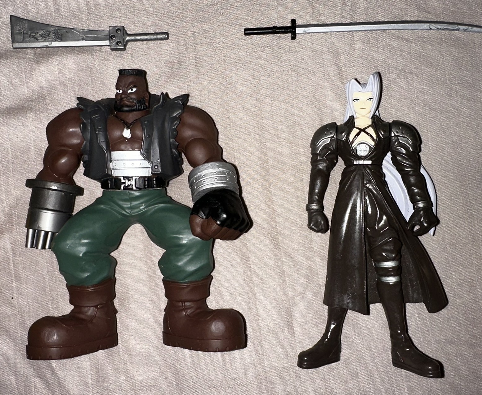 Bandai 1997 Final Fantasy 7 Action Figure Set Cloud, Sephiroth, Tifa, Aerith VGC