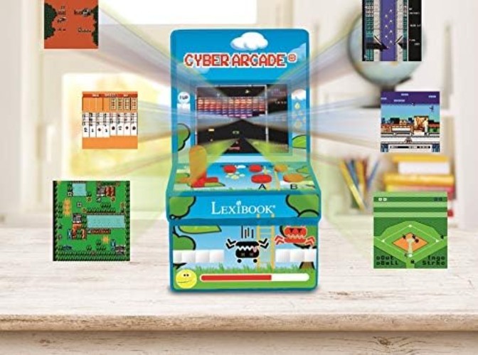 Portable Retro Gaming Console with LCD Screen: 200 Classics for On-the-Go Fun