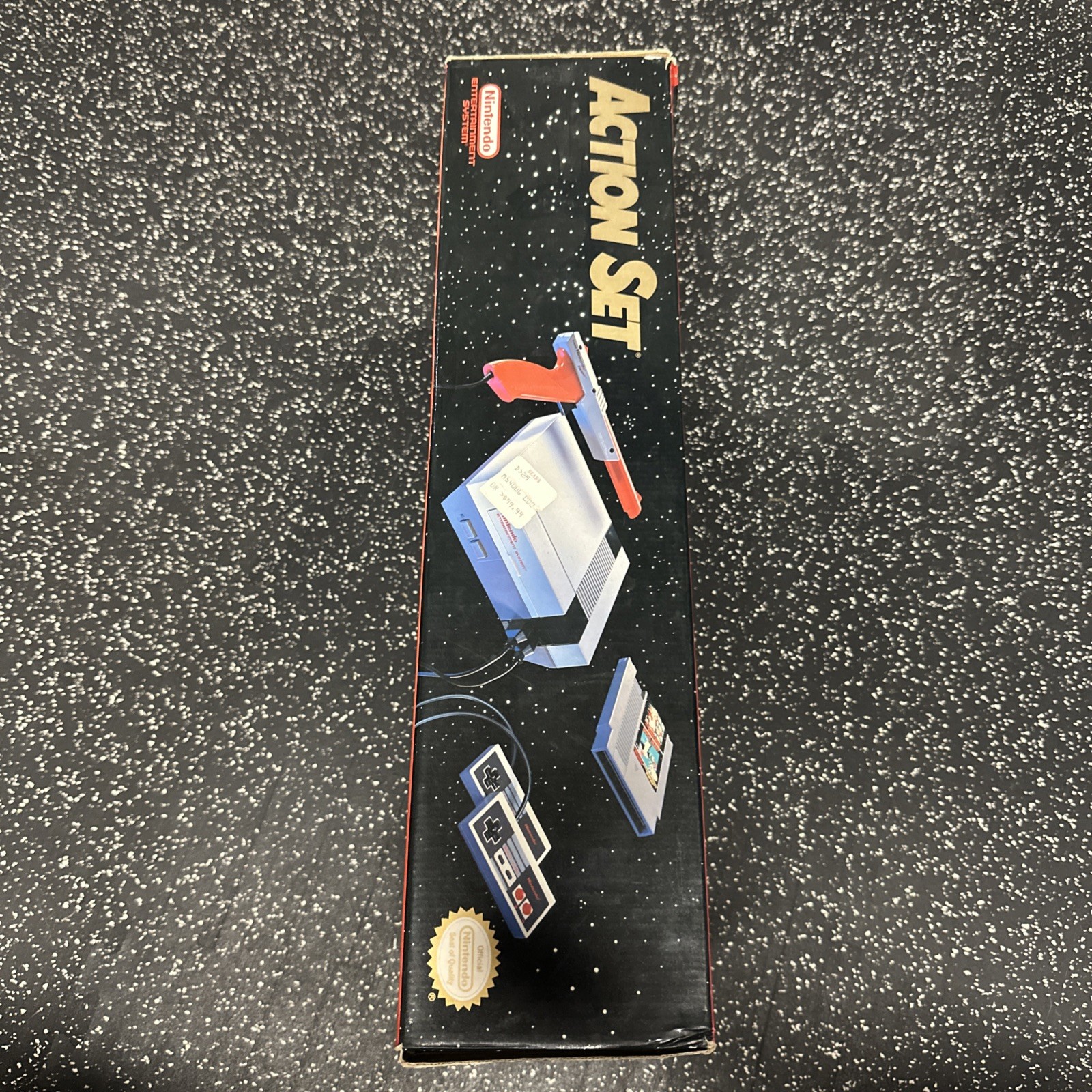 Nintendo NES Action Set System Near Complete In Box CIB Tested With Super Mario
