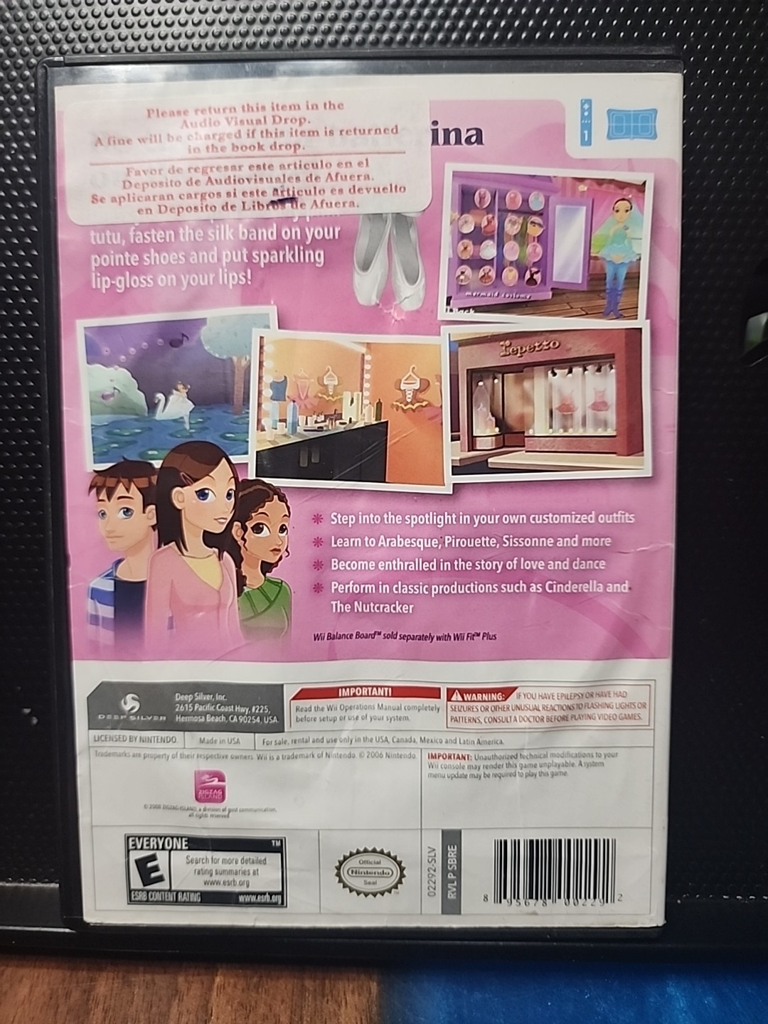 Let’s Play Ballerina (Nintendo Wii, 2010) Fully Tested No Manual