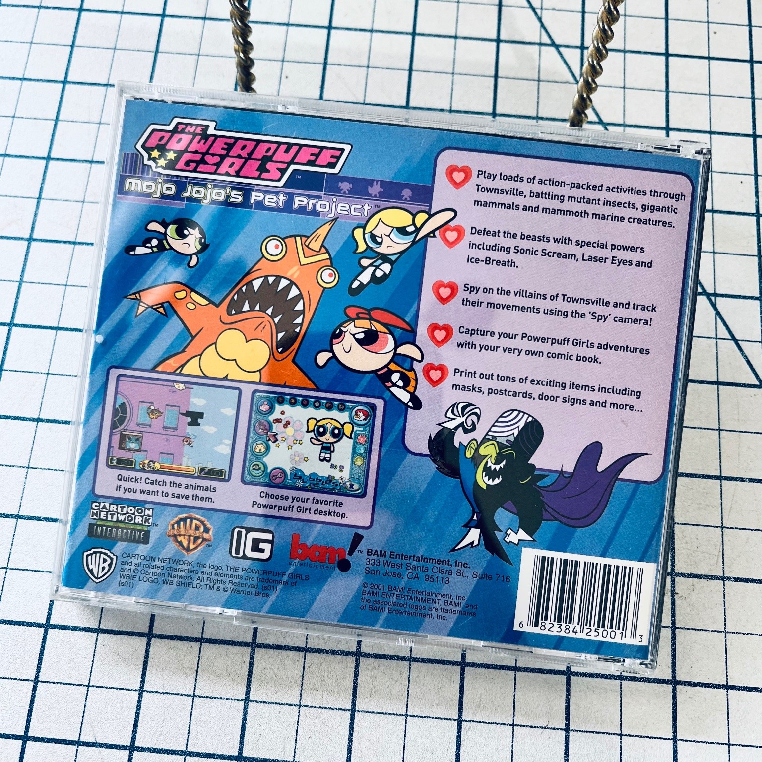 The Powerpuff Girls Mojo Jojo’s Pet Project CD-ROM 2001 PC Video Game Cartoon