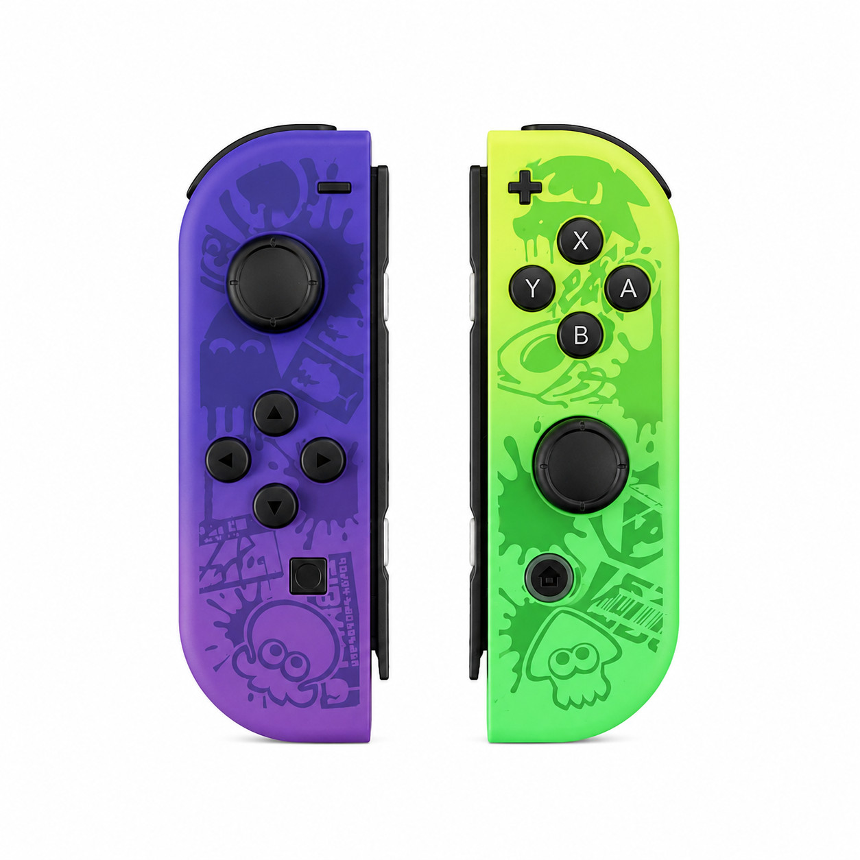 Wireless Joypad Controller Set Compatible with Nintendo Switch Purple Green