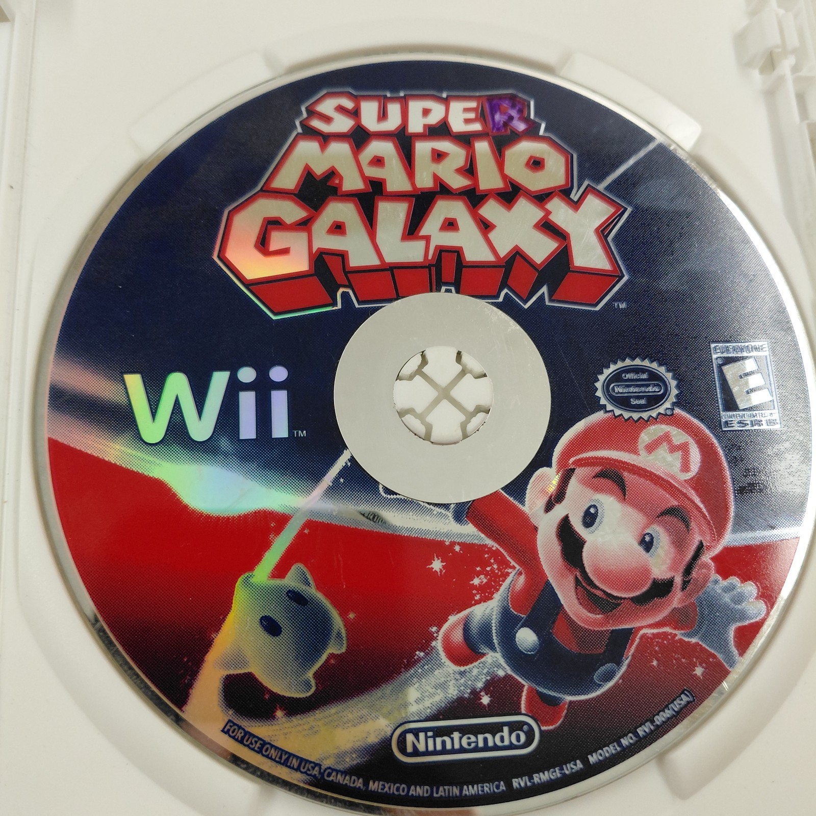 Super Mario Galaxy (Nintendo Wii, 2007) Video Game No Manual