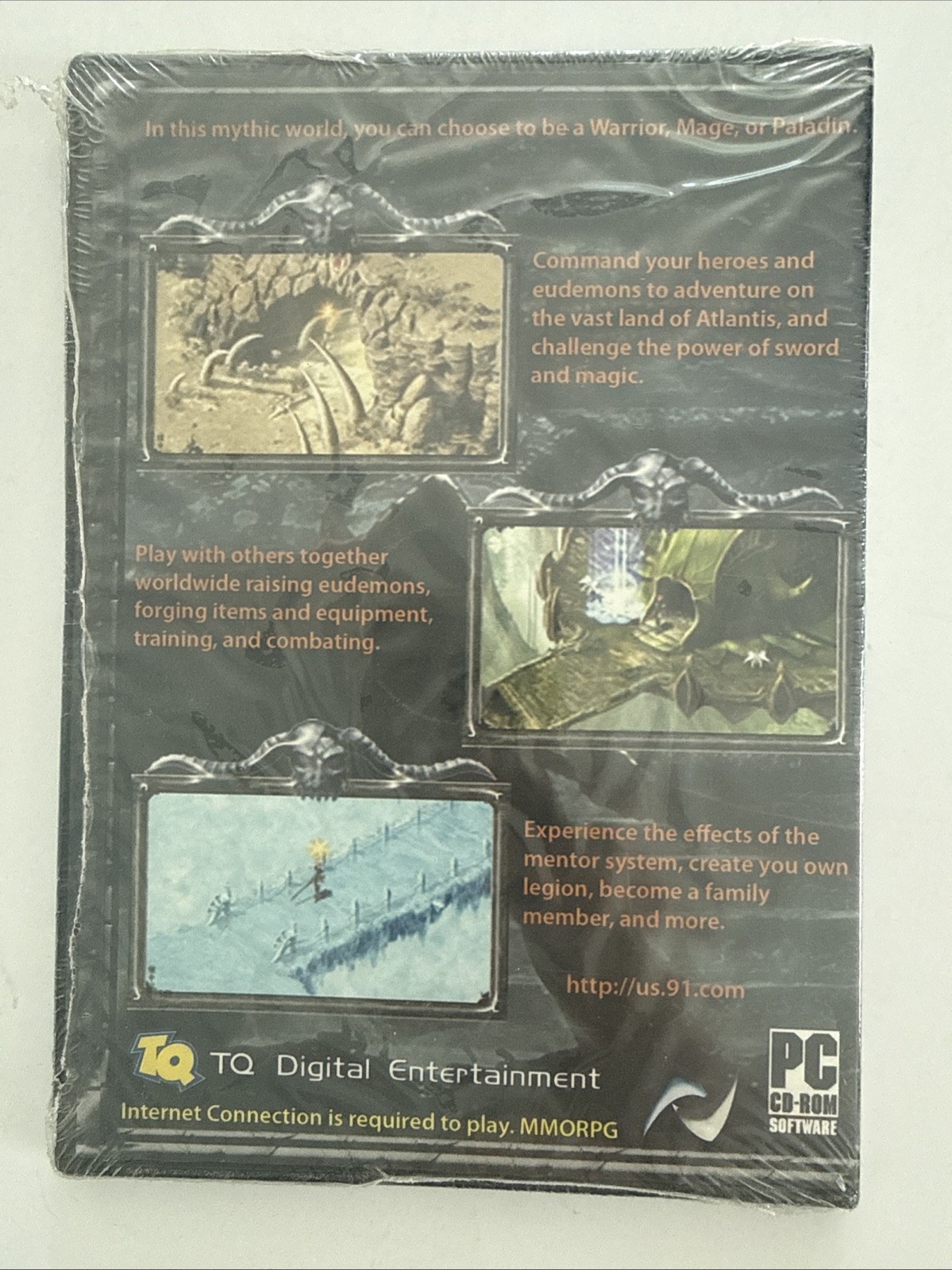 RARE MMORPG Eudemons Online PC CD-ROM TQ Digital BRAND NEW & SEALED